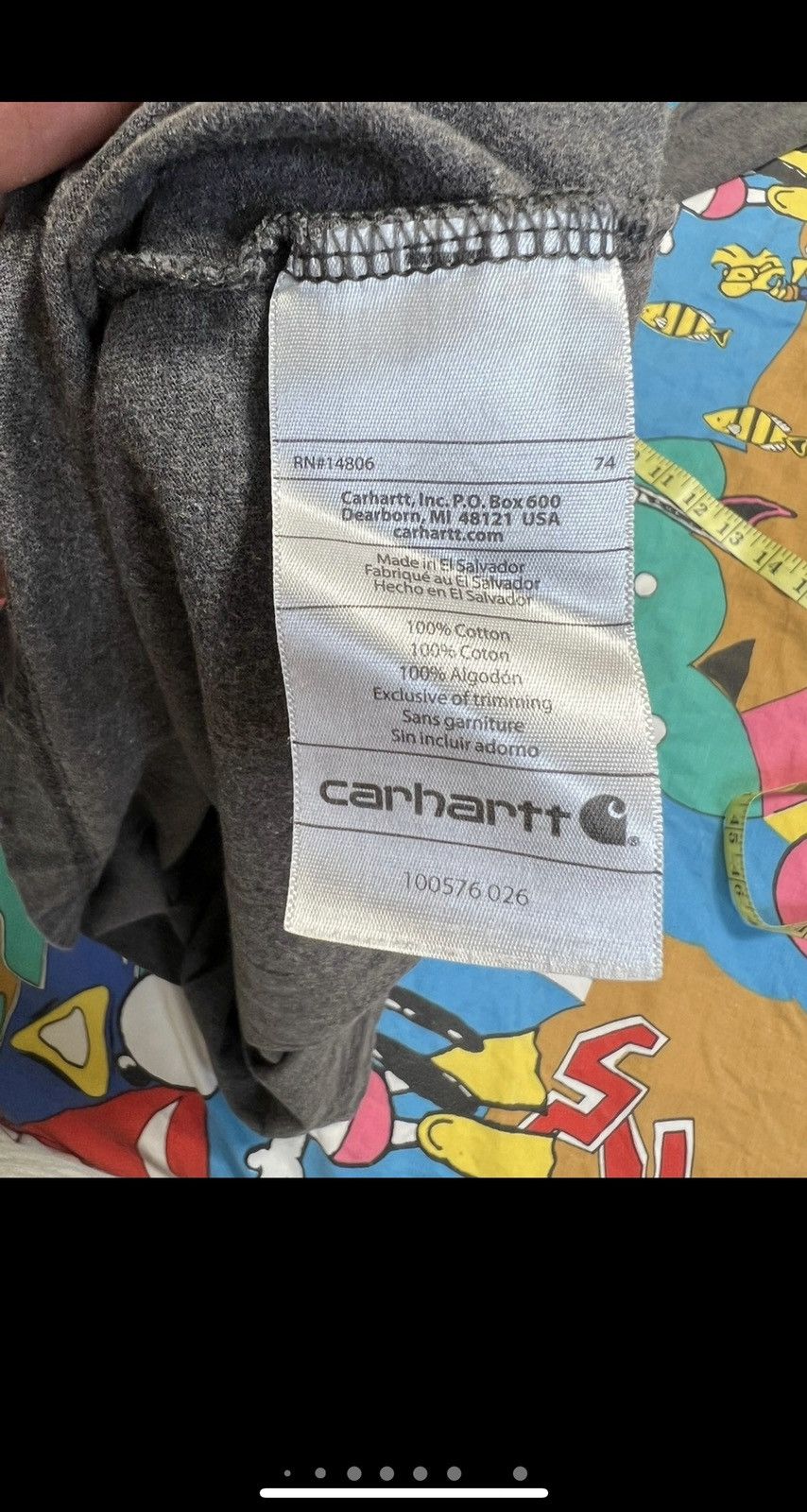 Carhartt ***FINAL DROP***RARE “earn what you eat “ hunting shirt L Size US L / EU 52-54 / 3 - 10 Thumbnail
