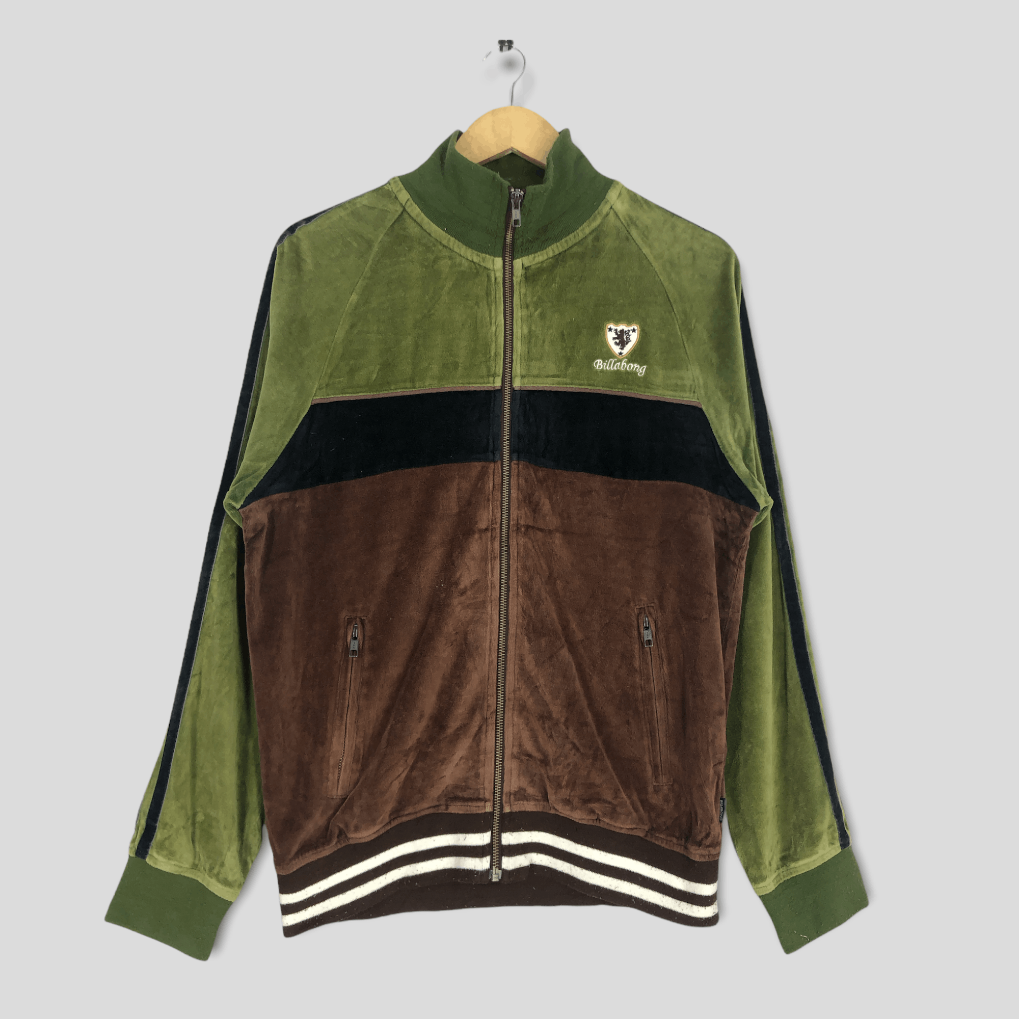 Vintage Billabong Zipper sweatshirt Fleece Jacket M Size