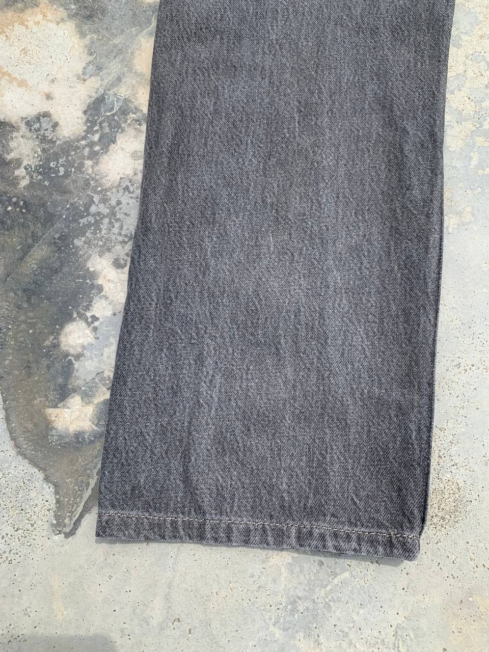 Levi's Vintage Levis 501 Stone Wash Grey Repaired Jeans Size US 32 / EU 48 - 14 Thumbnail