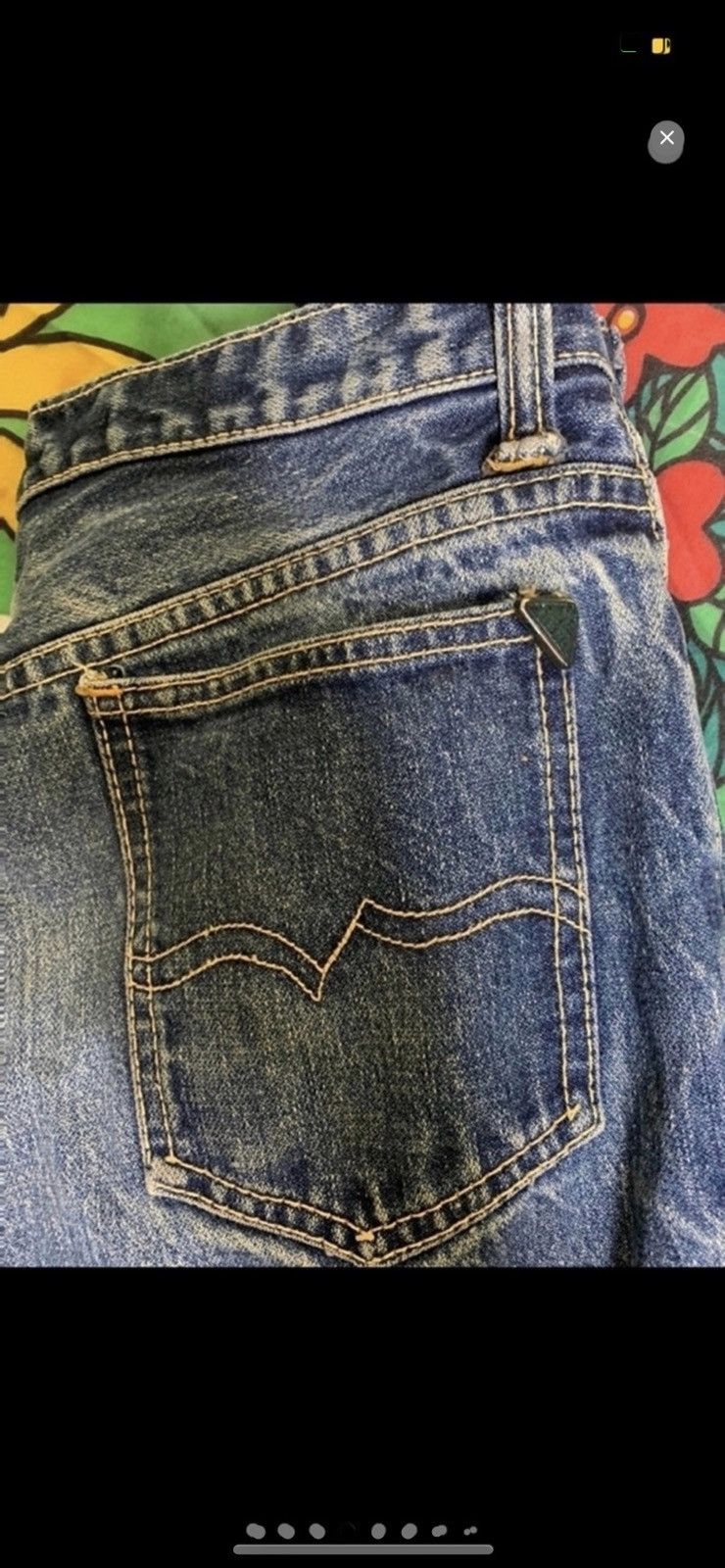 Vintage ***FINAL DROP***RARE 80s washed straight leg denim 28-30 Size 30" / US 8 / IT 44 - 4 Thumbnail