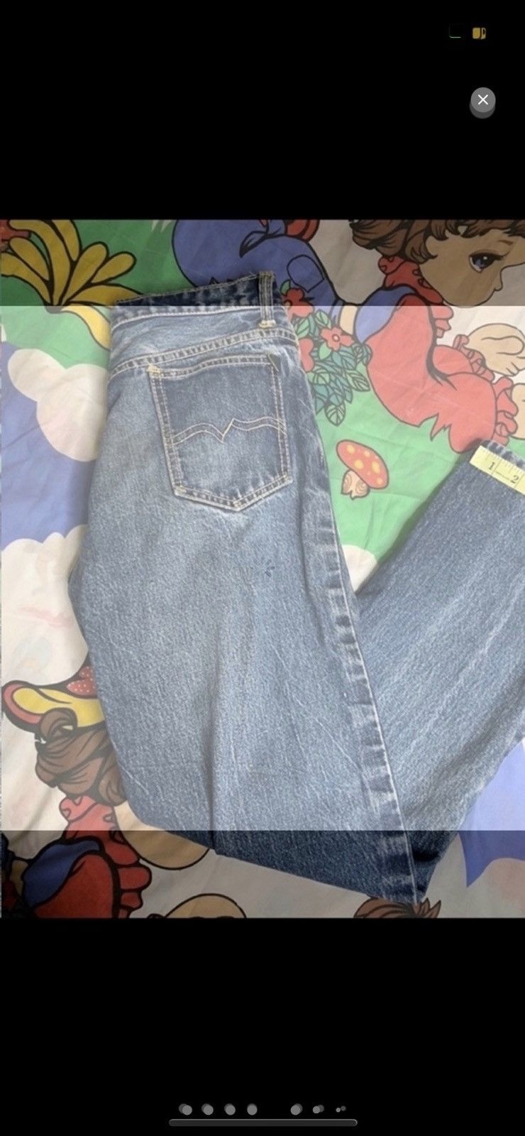 Vintage ***FINAL DROP***RARE 80s washed straight leg denim 28-30 Size 30" / US 8 / IT 44 - 5 Thumbnail