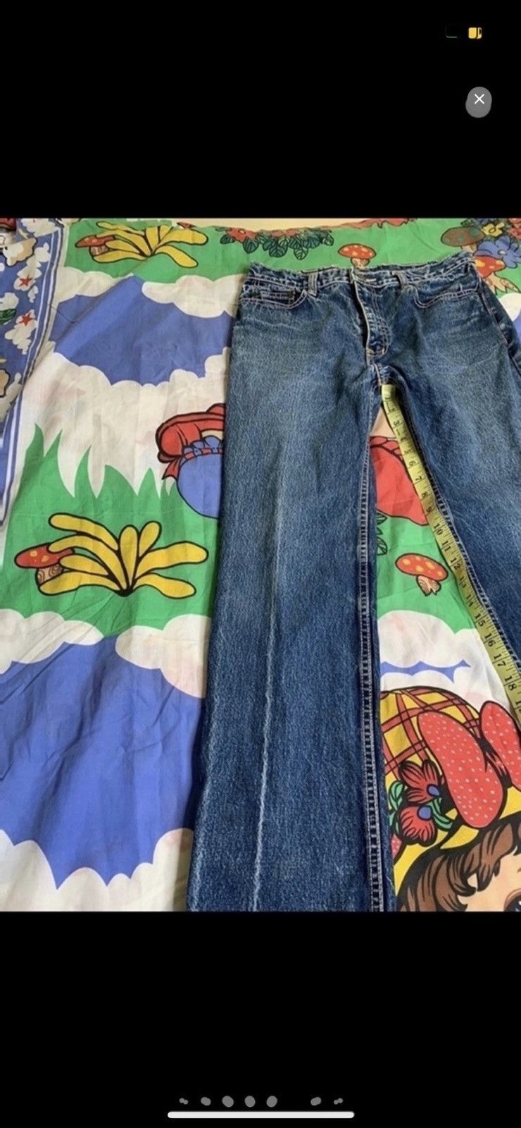 Vintage ***FINAL DROP***RARE 80s washed straight leg denim 28-30 Size 30" / US 8 / IT 44 - 8 Thumbnail