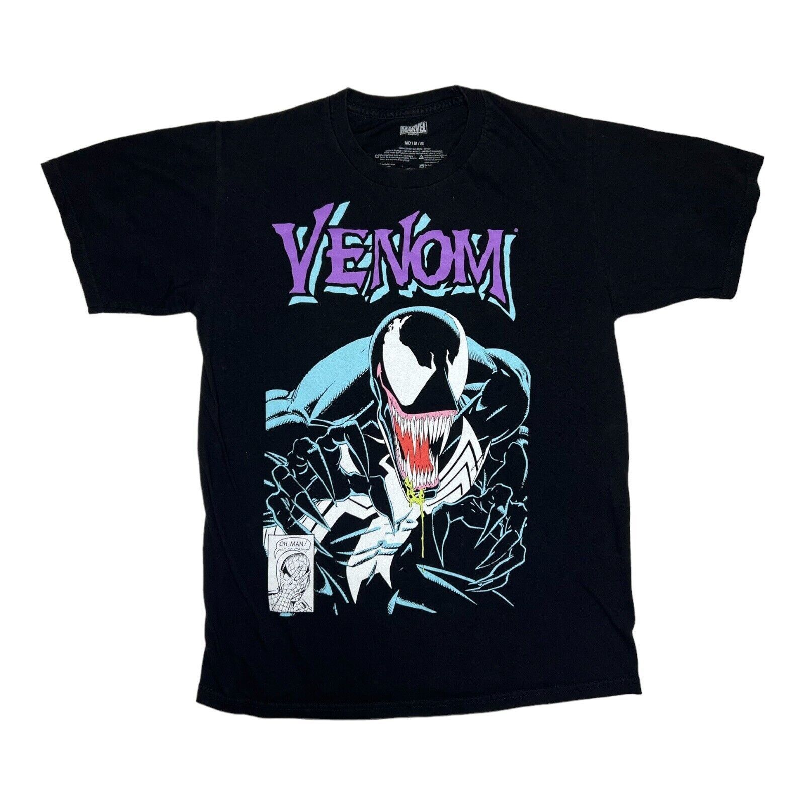T-shirt Vintage Manzer Pictavian Samurais 2010 - Taille L - Noir - Thème Venom / Groupe Musique