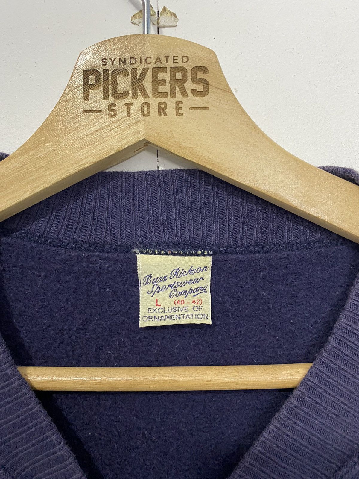Buzz Rickson's Vintage 90s Buzz Rickson UsArmy AirForce Sweater Fullzipper Size US L / EU 52-54 / 3 - 4 Thumbnail
