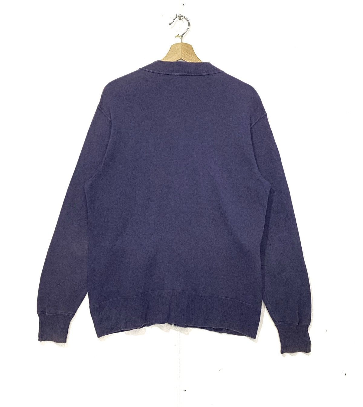 Buzz Rickson's Vintage 90s Buzz Rickson UsArmy AirForce Sweater Fullzipper Size US L / EU 52-54 / 3 - 2 Thumbnail