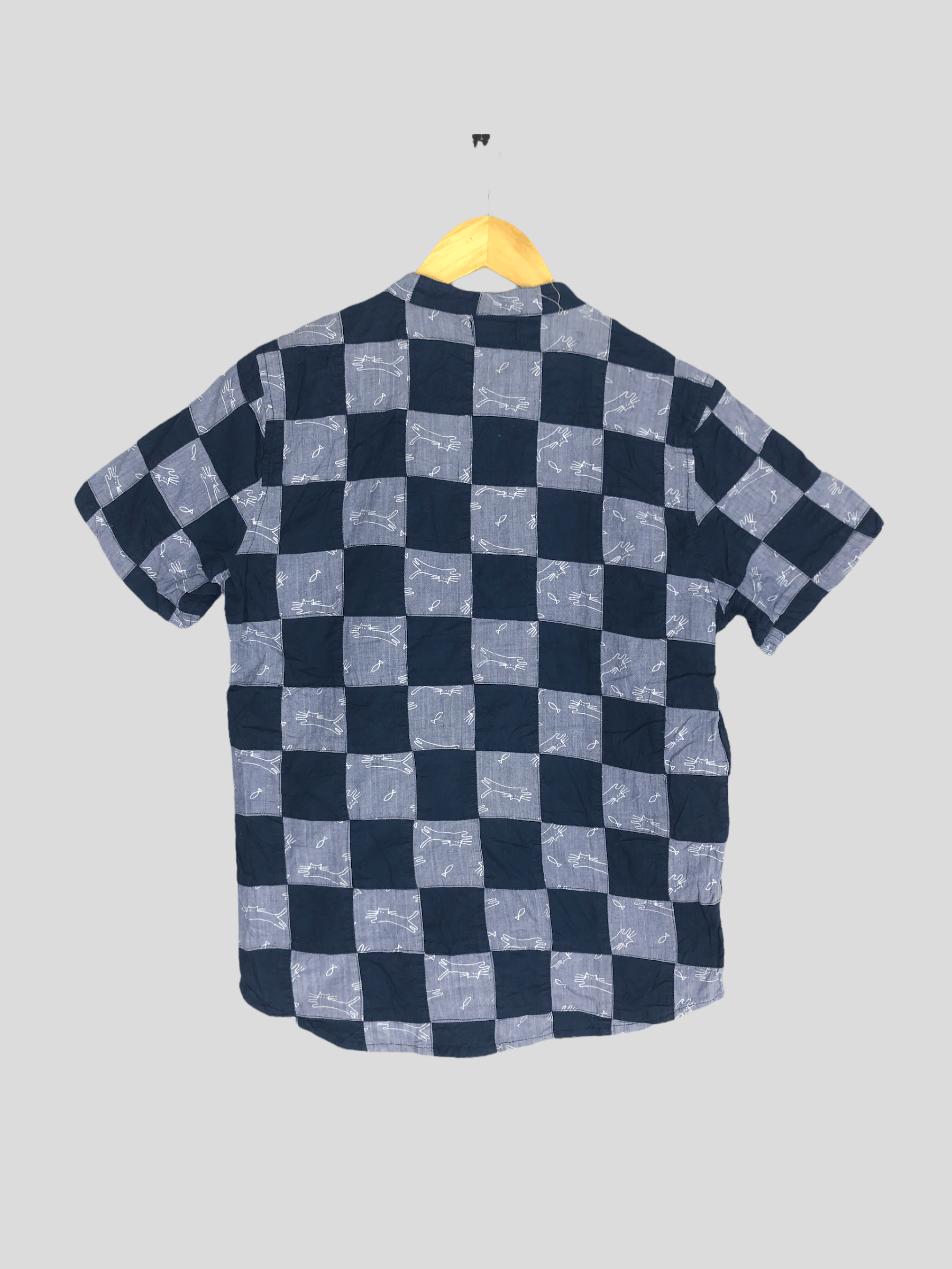 Vintage Enchante Button Down Oxford Checked Design