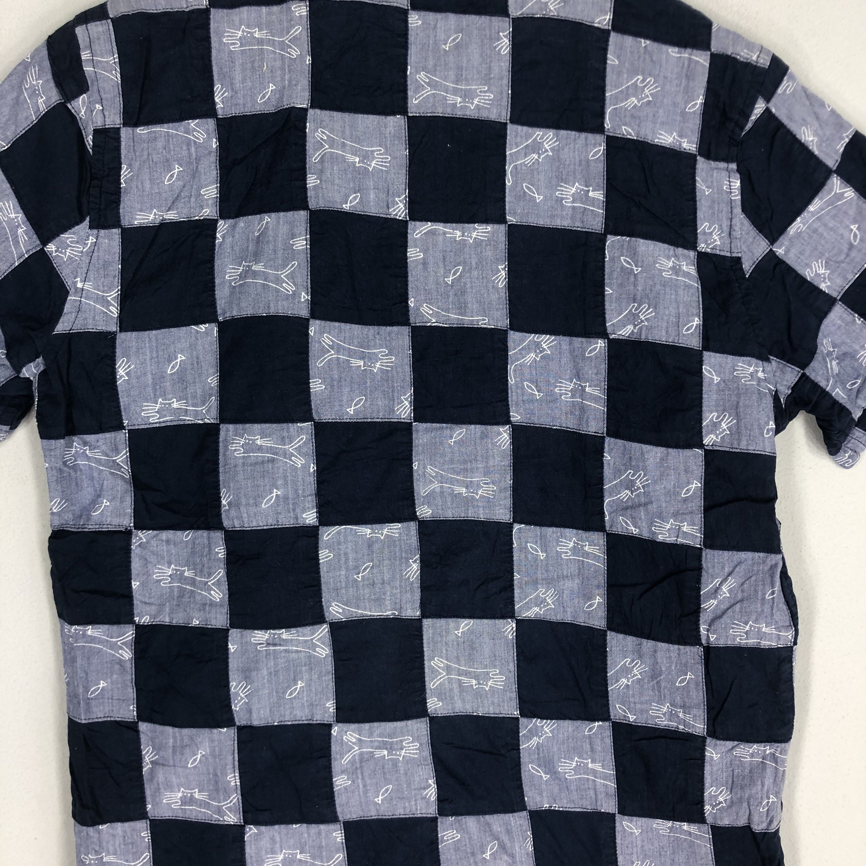 Vintage Enchante Button Down Oxford Checked Design