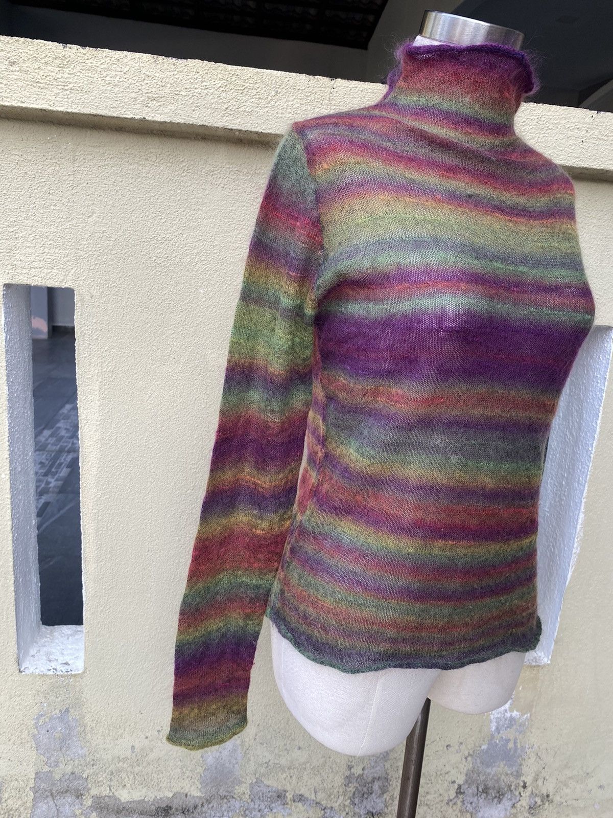 Japanese Brand × Vintage vintage respighi mohair multi colour Size M / US 6-8 / IT 42-44 - 6 Thumbnail