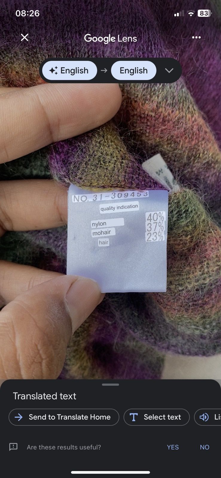 Japanese Brand × Vintage vintage respighi mohair multi colour Size M / US 6-8 / IT 42-44 - 8 Thumbnail