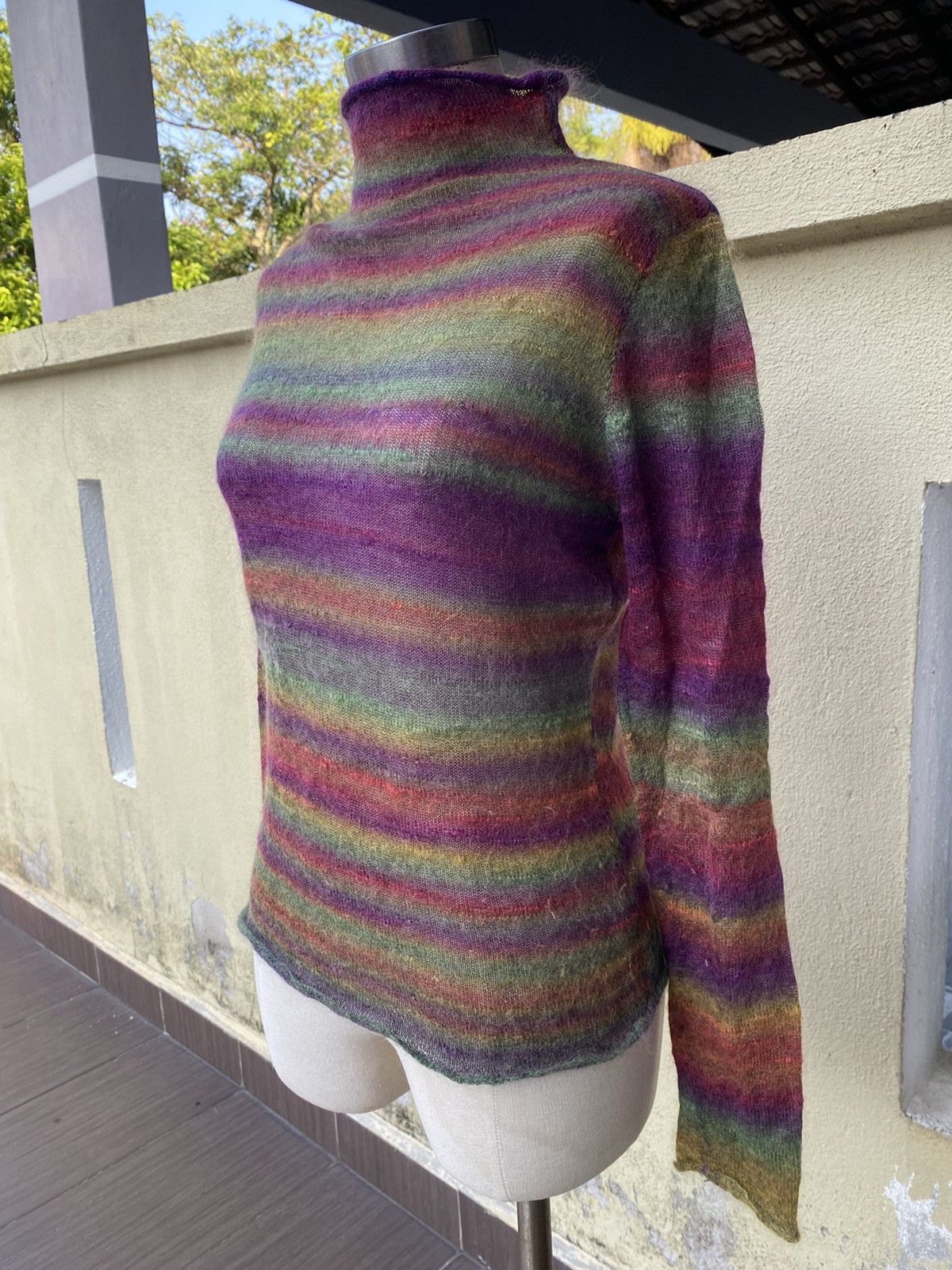 Japanese Brand × Vintage vintage respighi mohair multi colour Size M / US 6-8 / IT 42-44 - 3 Thumbnail
