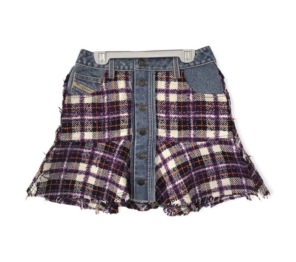 image of Diesel Denim Streetwear Short Skirt, Women's (Size 25)