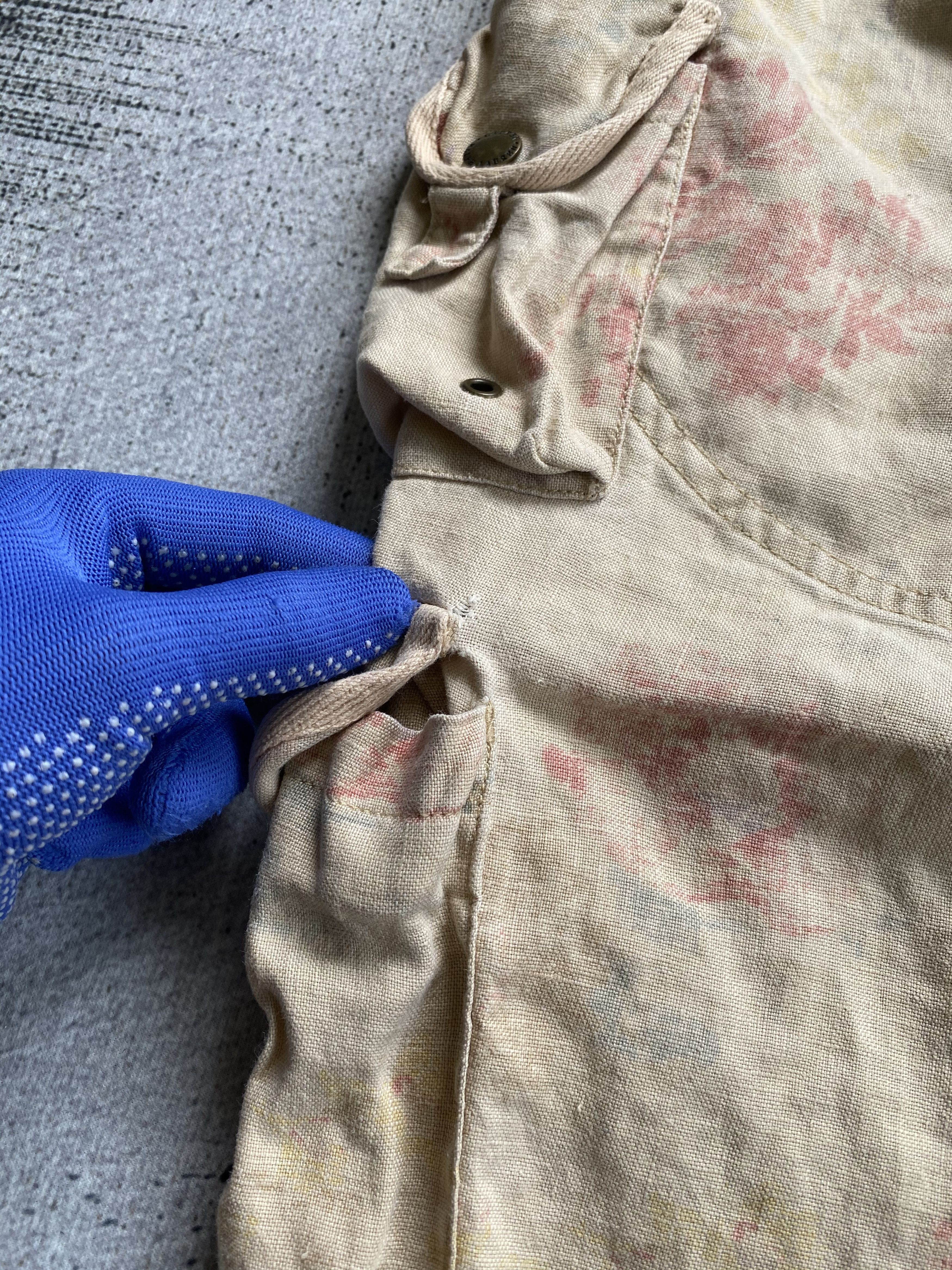 Ralph Lauren SICKS💥Vintage Lauren Ralph Lauren Linen Woman Cargo Pants Size 31" - 14 Thumbnail