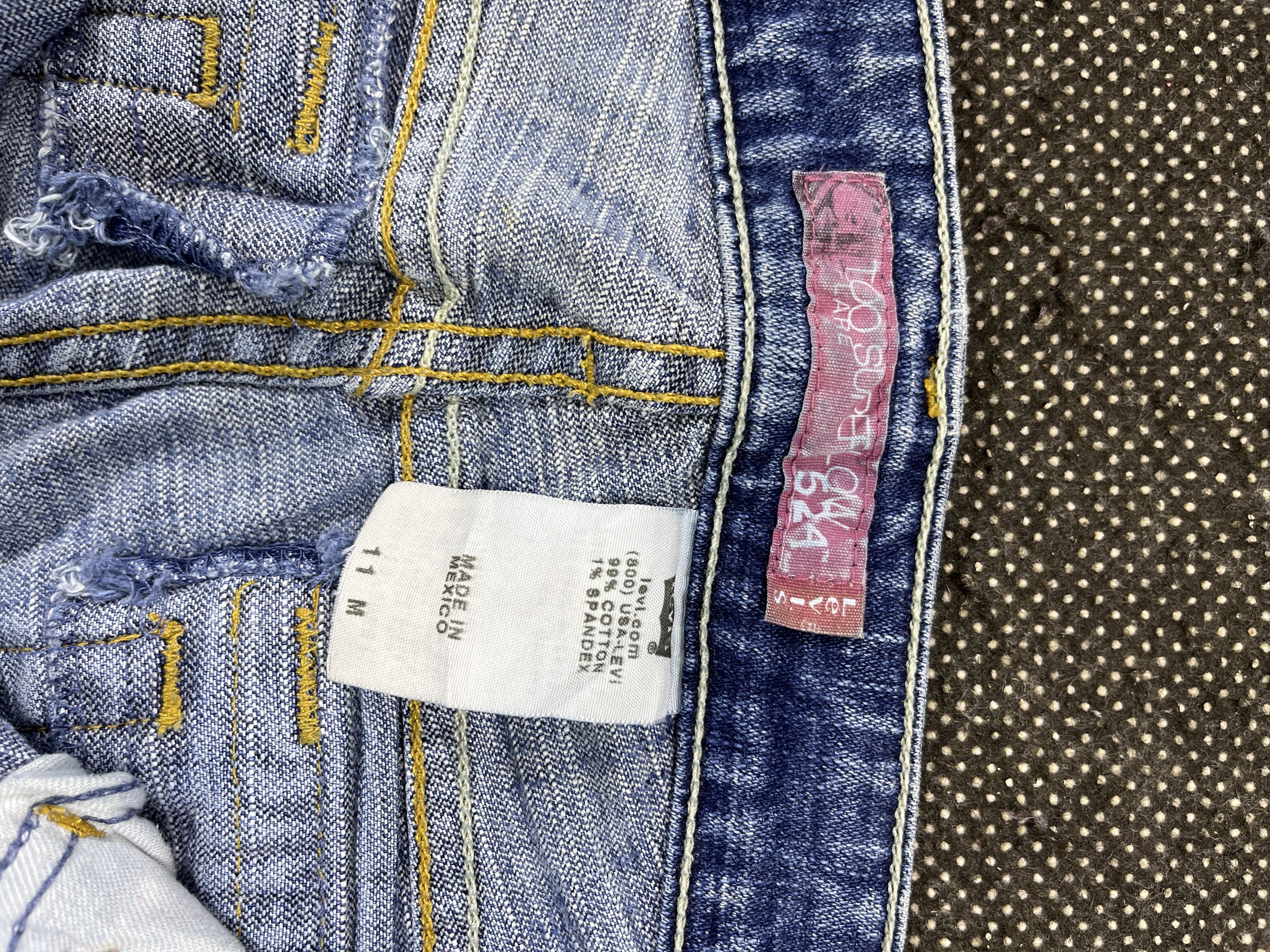 Levi's × Vintage Vintage Levis 524 Superlow Flare Jeans JP098 Size 34" / US 12 / IT 48 - 6 Thumbnail