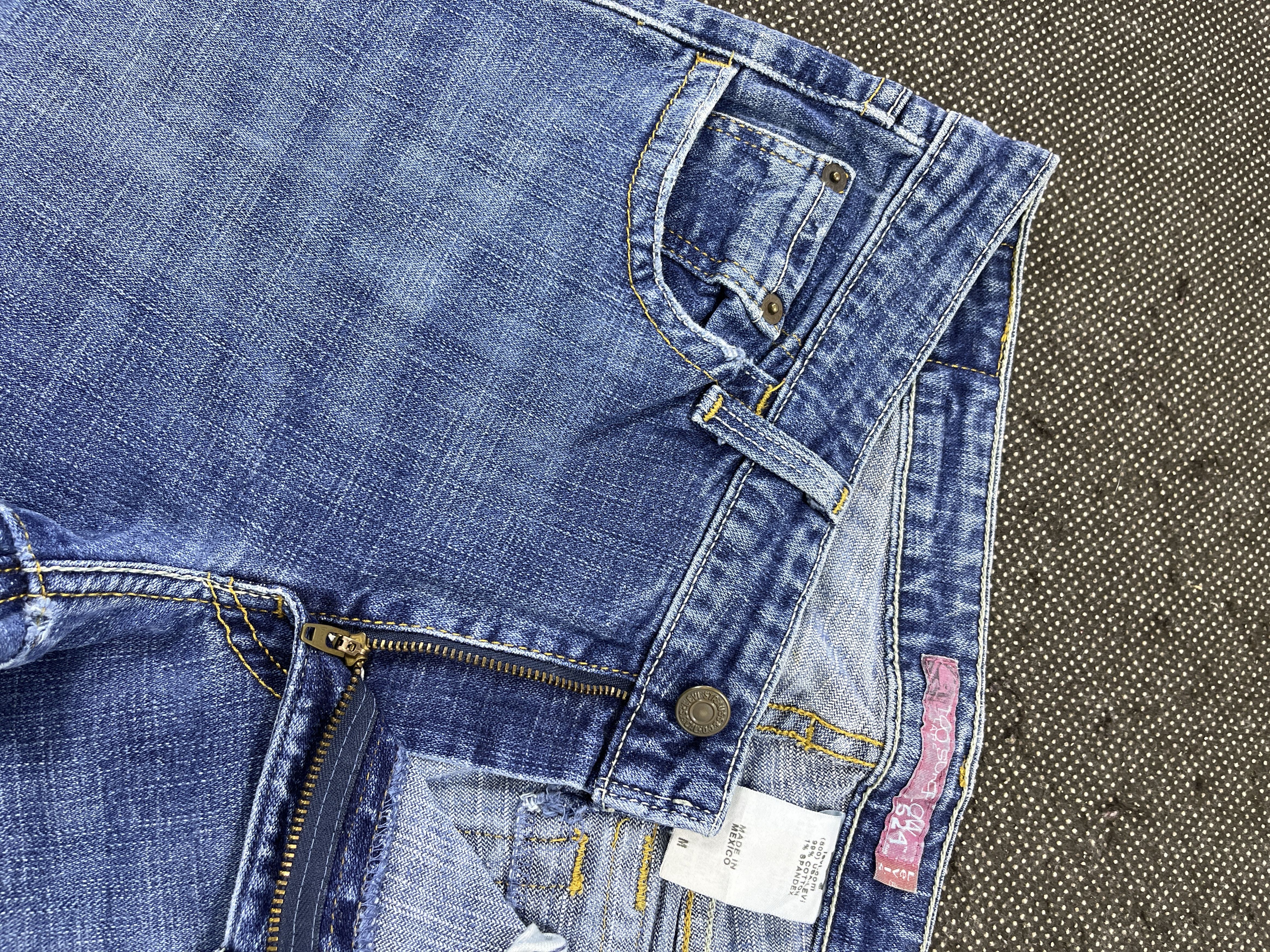 Levi's × Vintage Vintage Levis 524 Superlow Flare Jeans JP098 Size 34" / US 12 / IT 48 - 5 Thumbnail