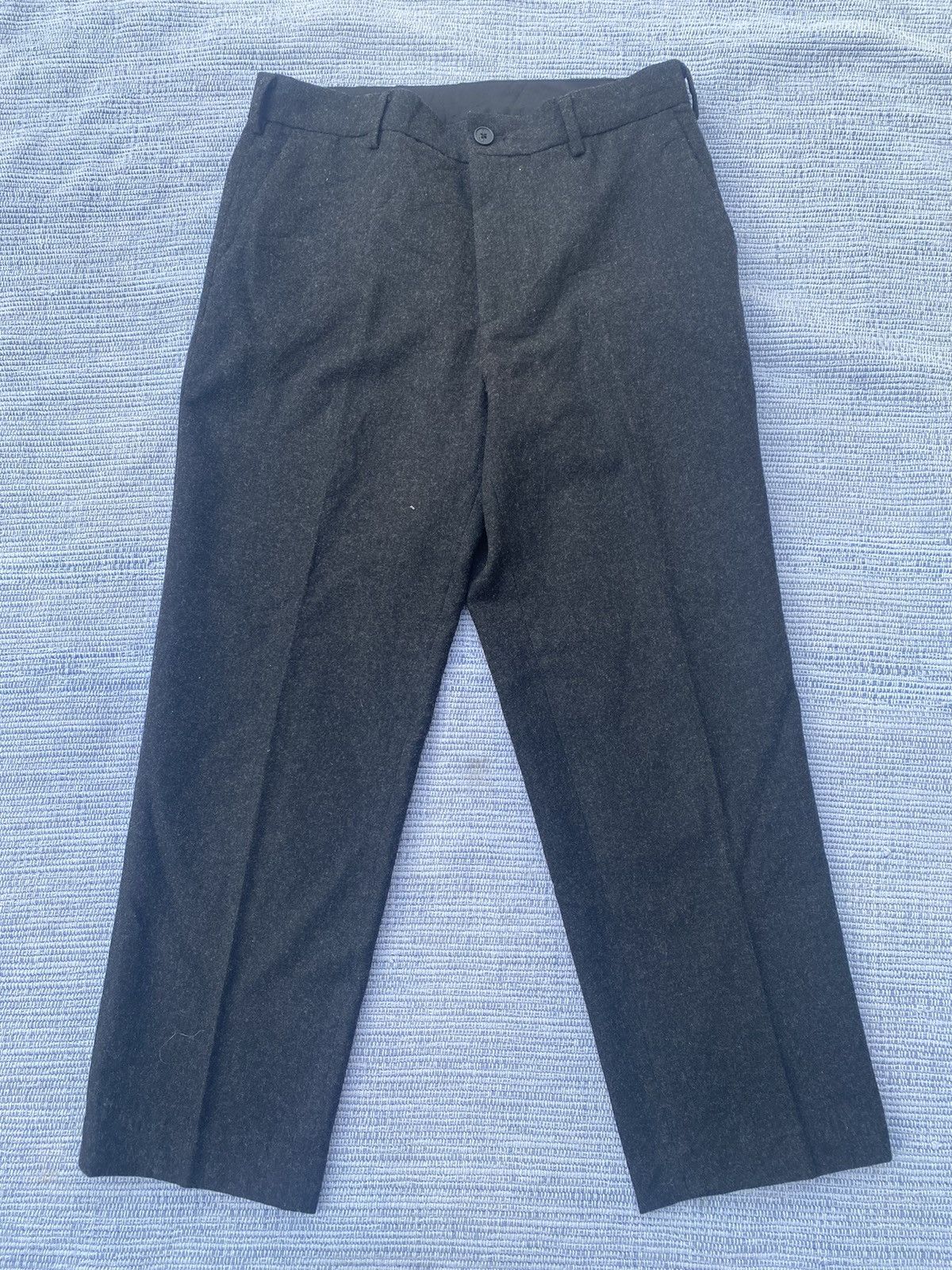 JW Anderson × Uniqlo black wool pants Size US 31 - 2 Thumbnail