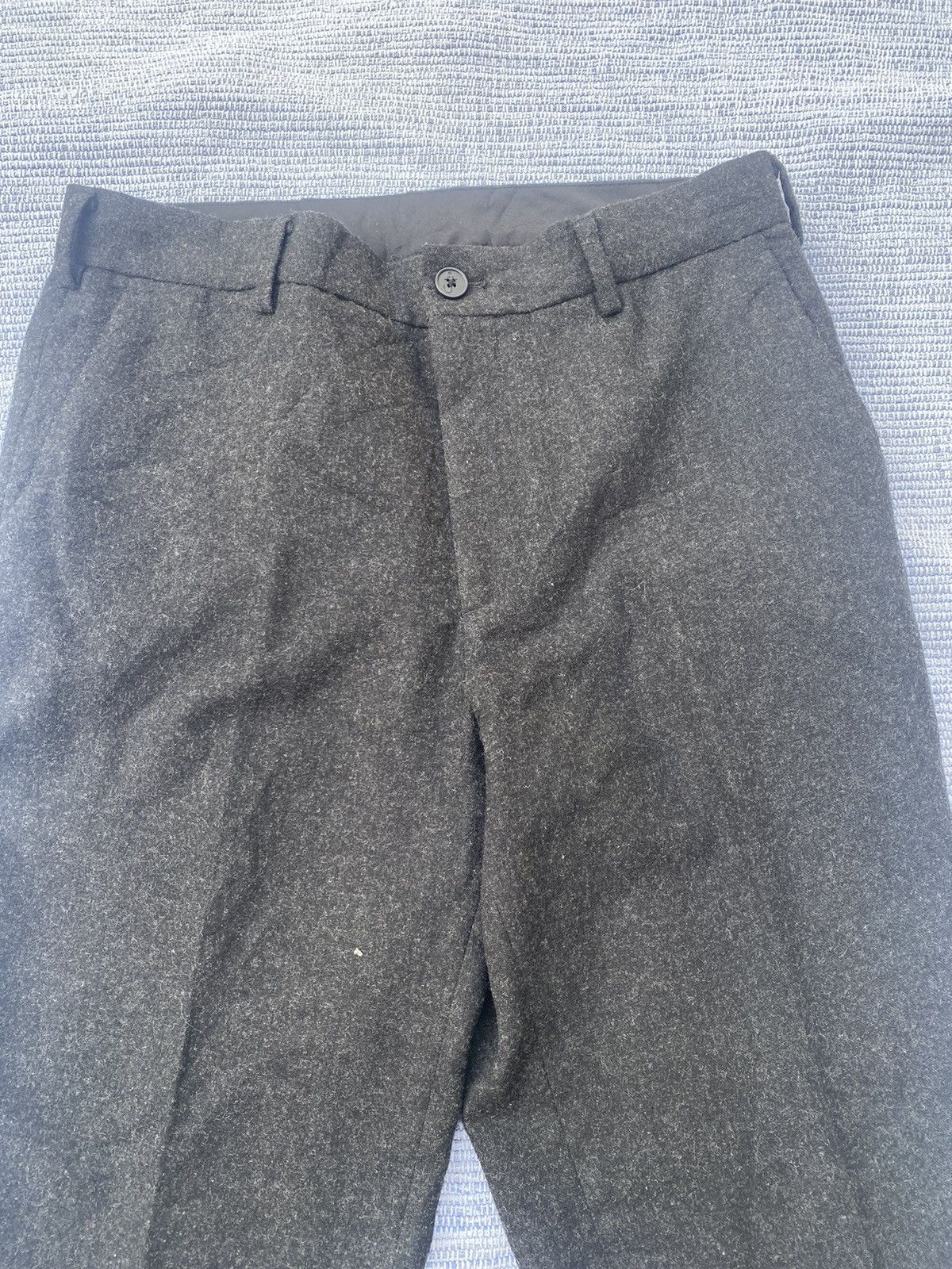 JW Anderson × Uniqlo black wool pants Size US 31 - 3 Thumbnail
