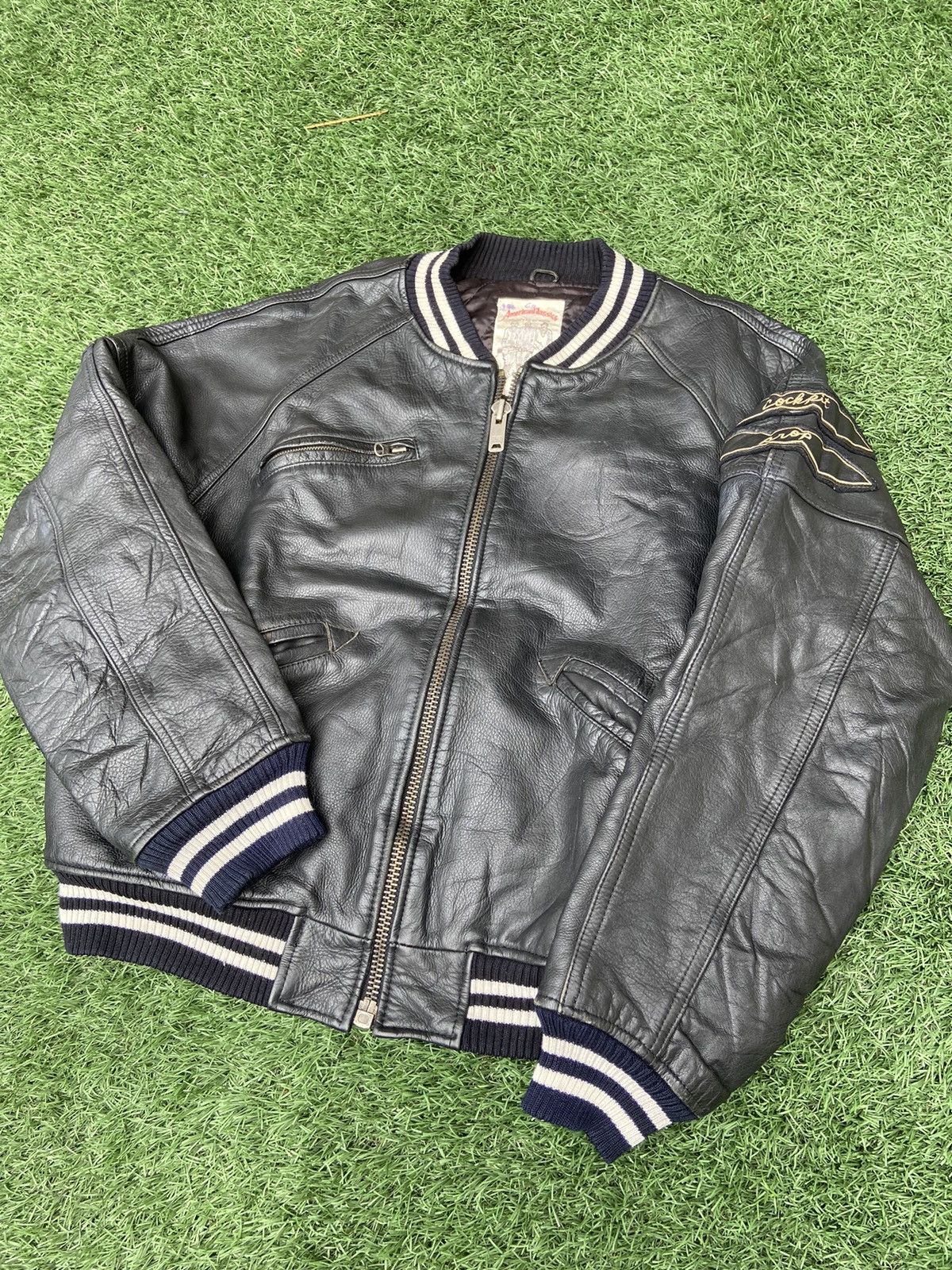 Avirex Varsity Leather Jacket Avirex Champion American Classic Size US M / EU 48-50 / 2 - 12 Thumbnail
