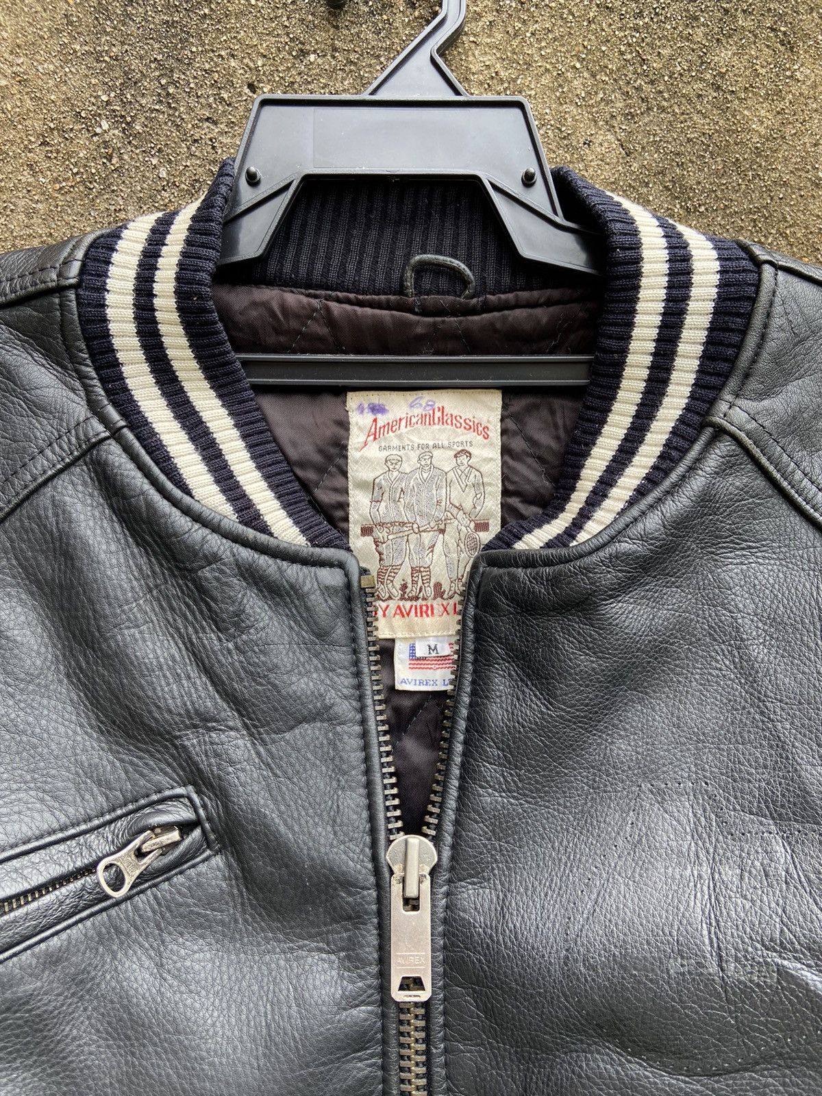 Avirex Varsity Leather Jacket Avirex Champion American Classic Size US M / EU 48-50 / 2 - 2 Thumbnail