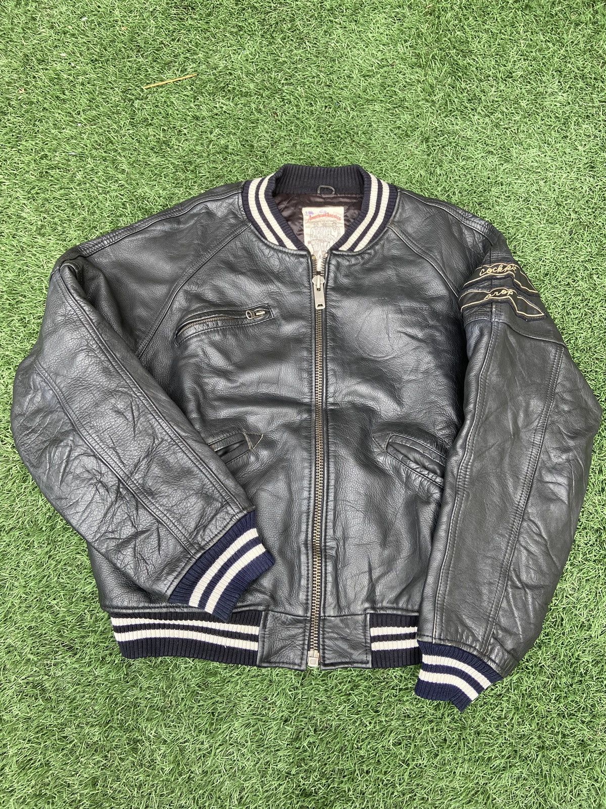 Avirex Varsity Leather Jacket Avirex Champion American Classic Size US M / EU 48-50 / 2 - 11 Thumbnail