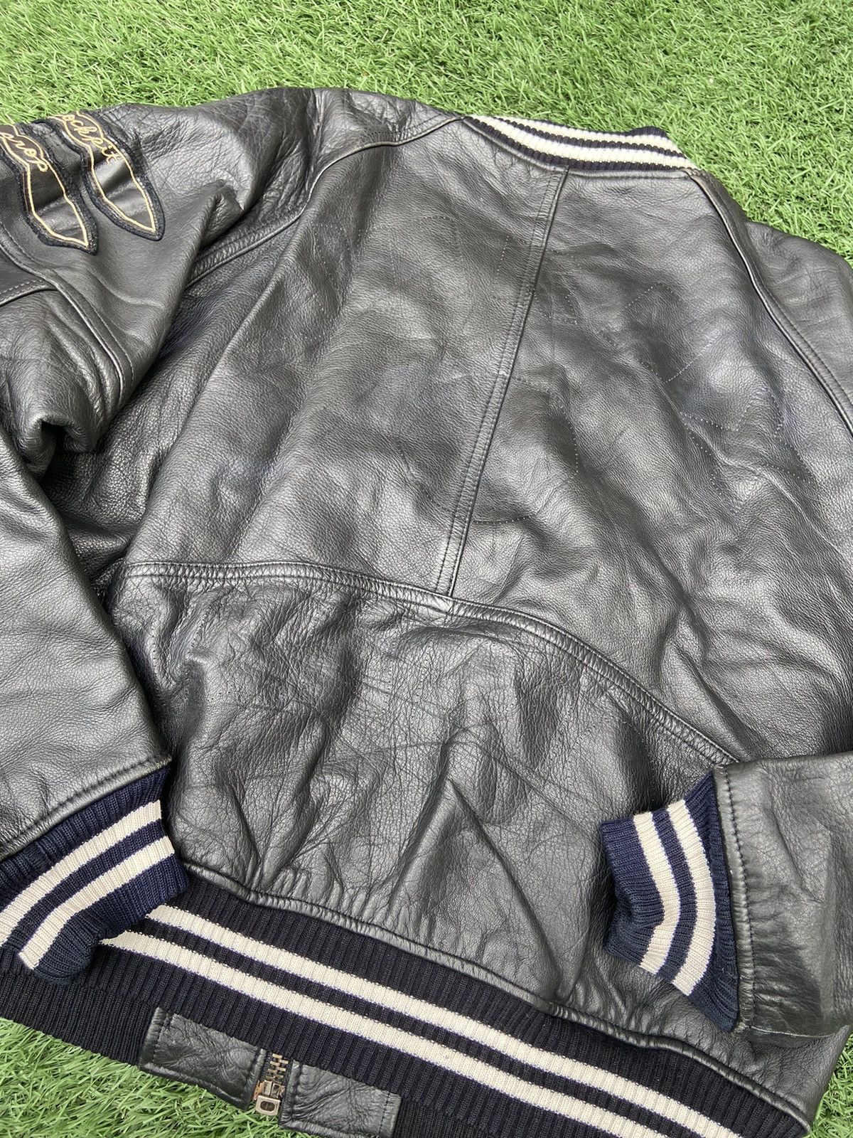 Avirex Varsity Leather Jacket Avirex Champion American Classic Size US M / EU 48-50 / 2 - 13 Thumbnail