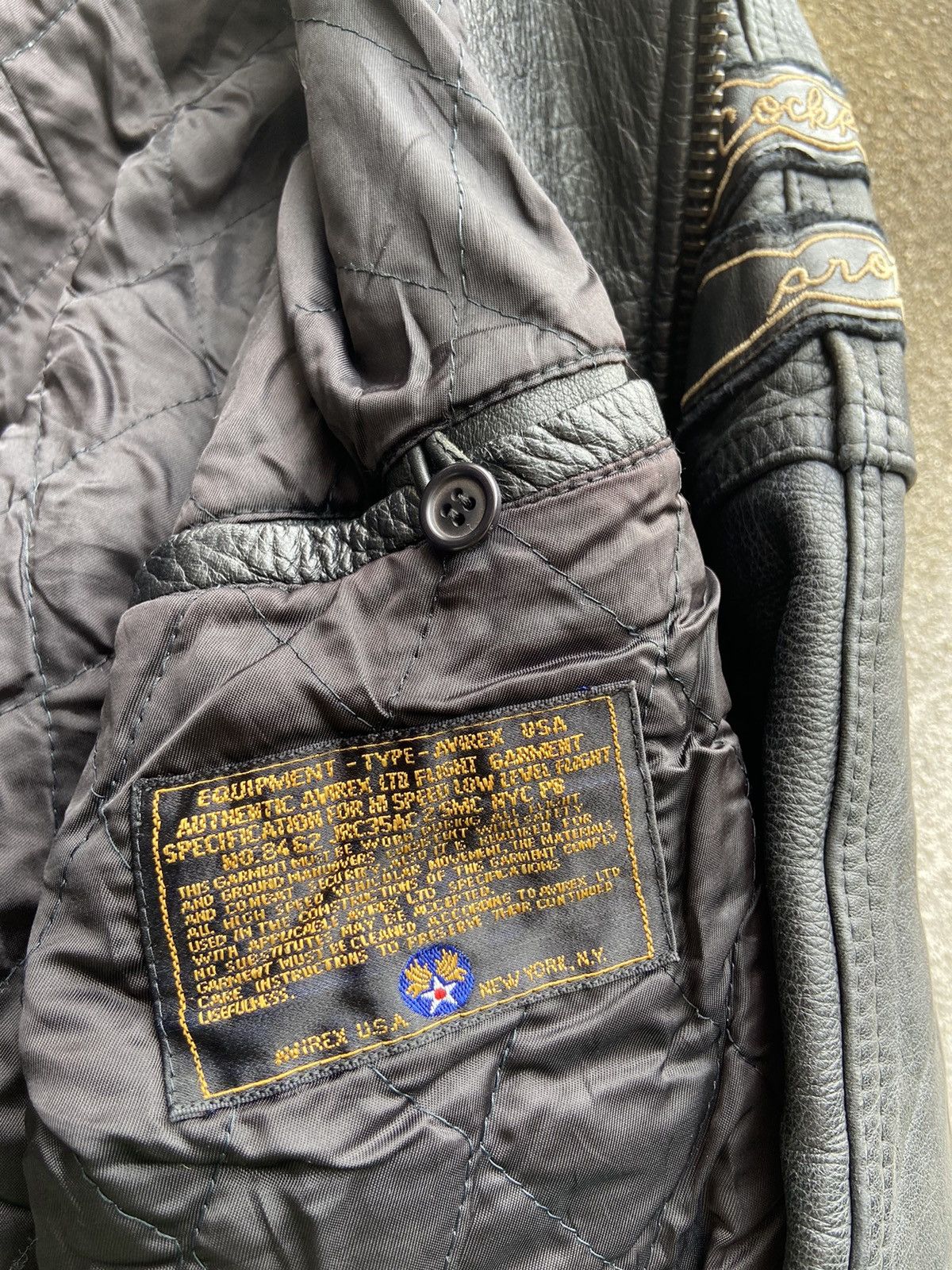 Avirex Varsity Leather Jacket Avirex Champion American Classic Size US M / EU 48-50 / 2 - 7 Thumbnail