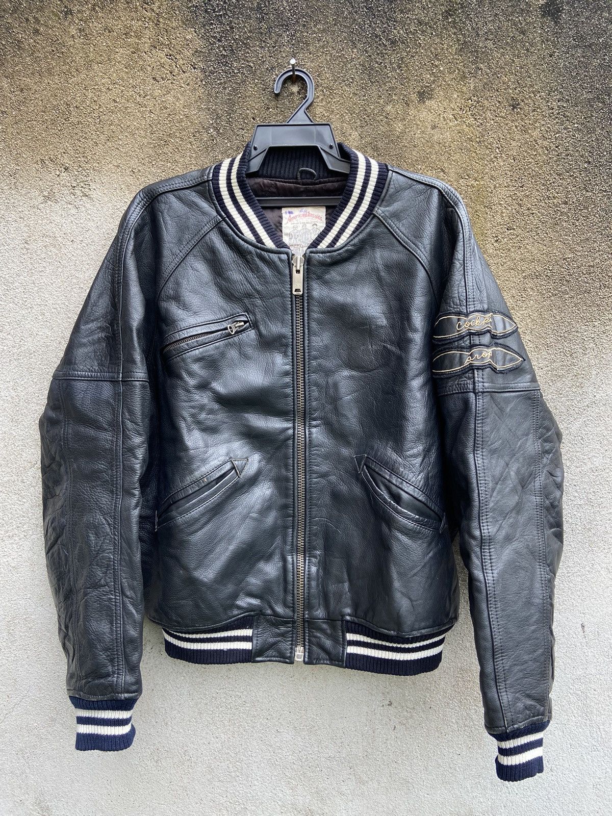 Avirex Varsity Leather Jacket Avirex Champion American Classic Size US M / EU 48-50 / 2 - 3 Thumbnail