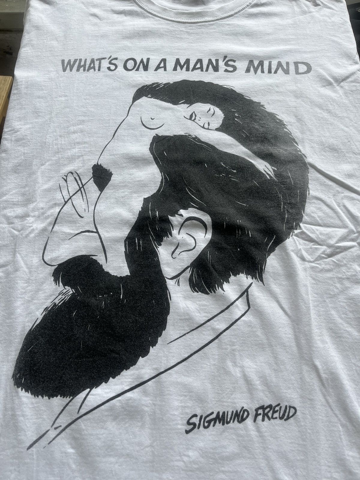 VTG Sigmund hotsell Freud What's On a Man's Mind Red Light District Amsterdam Art Shirt