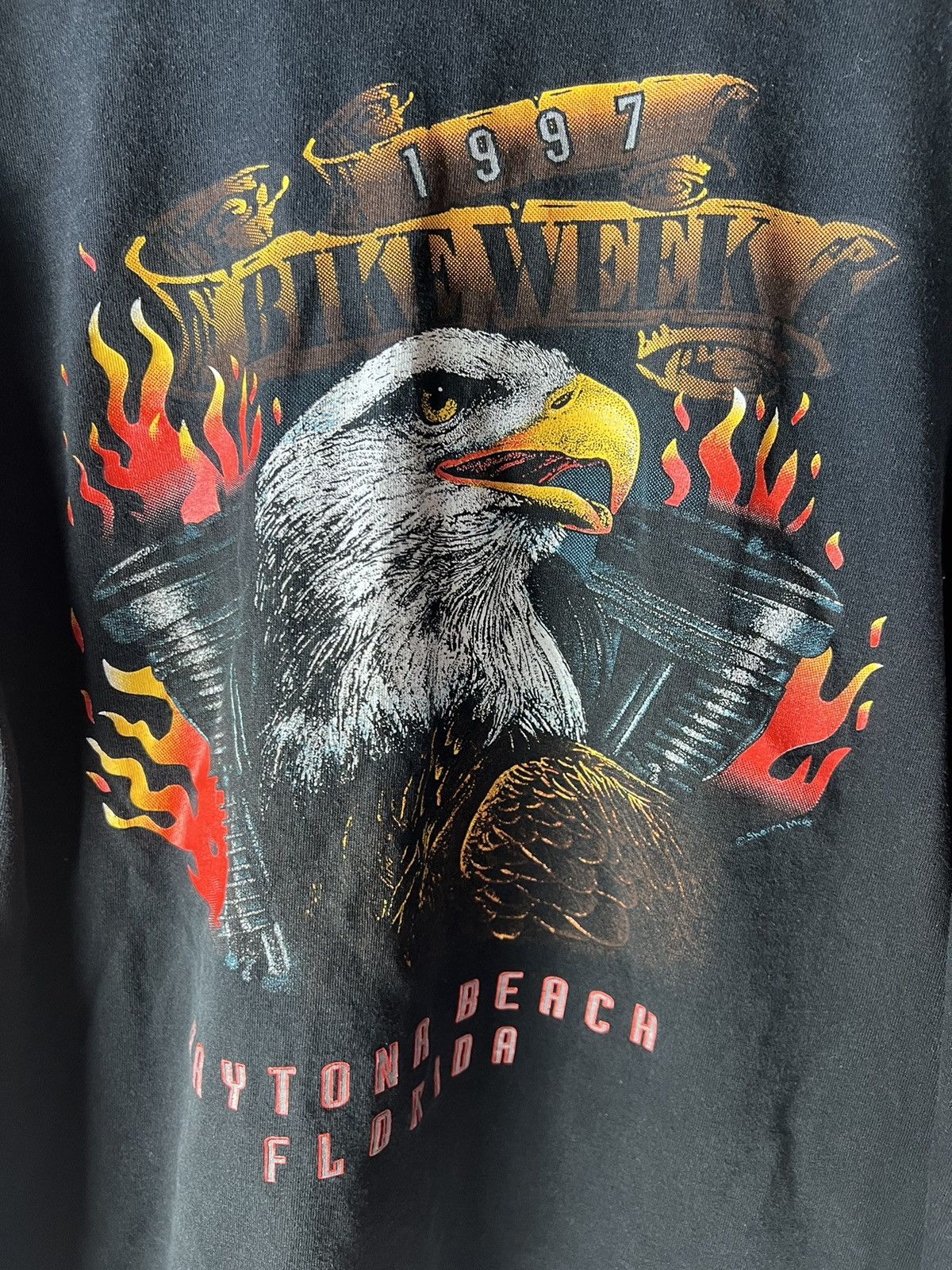 Vintage Vintage 1997 Bike Week longsleeve Size US L / EU 52-54 / 3 - 6 Thumbnail