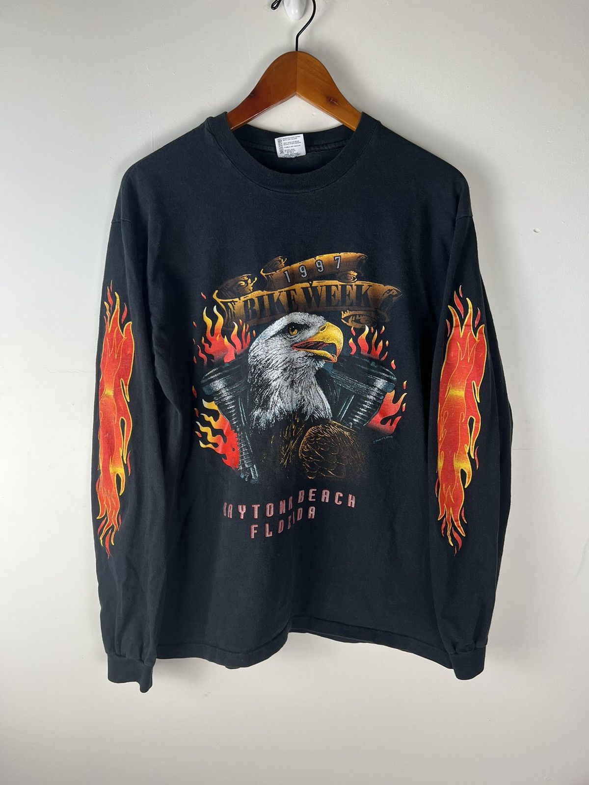 Vintage Vintage 1997 Bike Week longsleeve Size US L / EU 52-54 / 3 - 1 Thumbnail