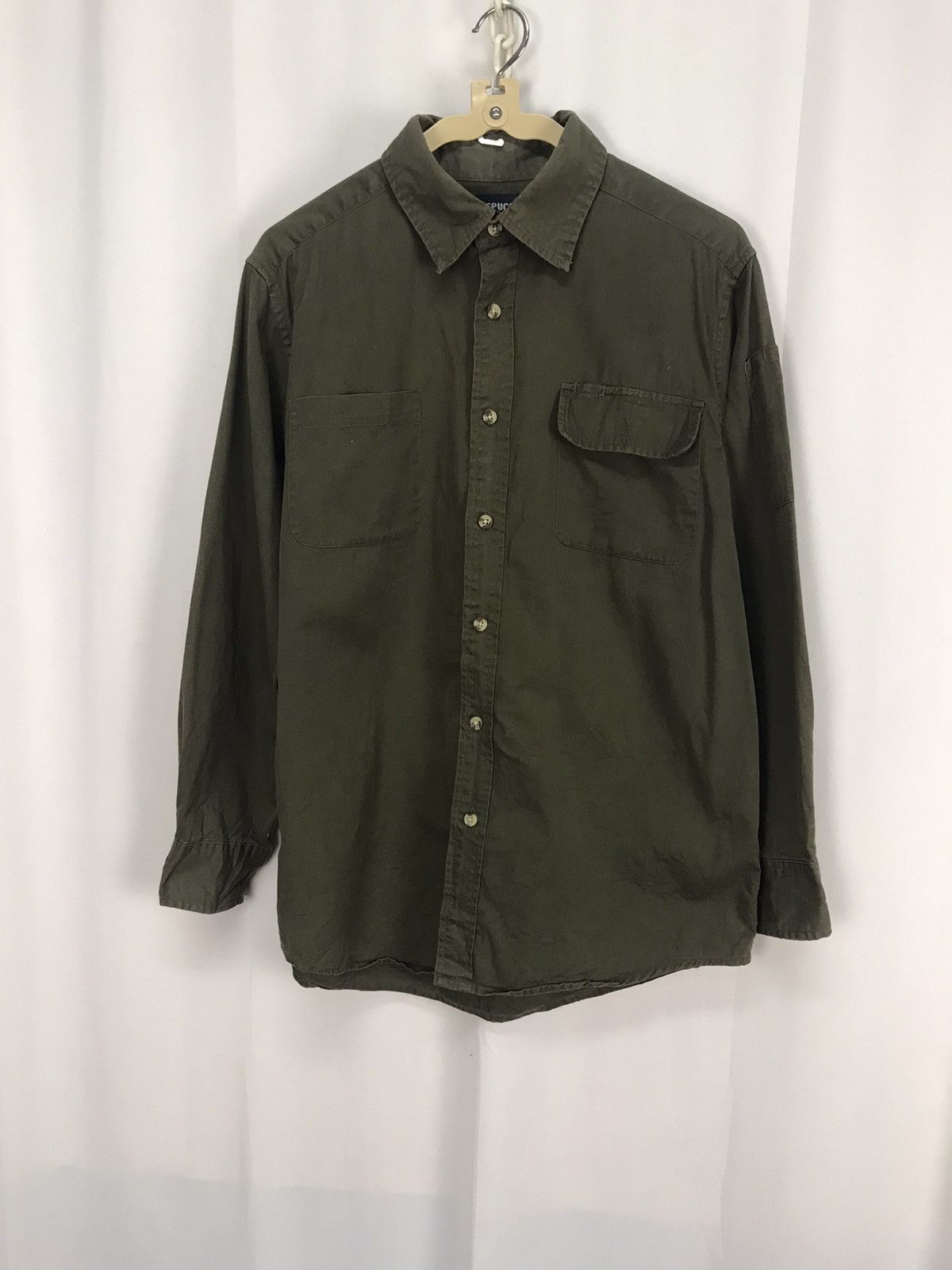 Flannel × Japanese Brand Nepuca button up flannel shirt like military shirt Size US M / EU 48-50 / 2 - 7 Thumbnail