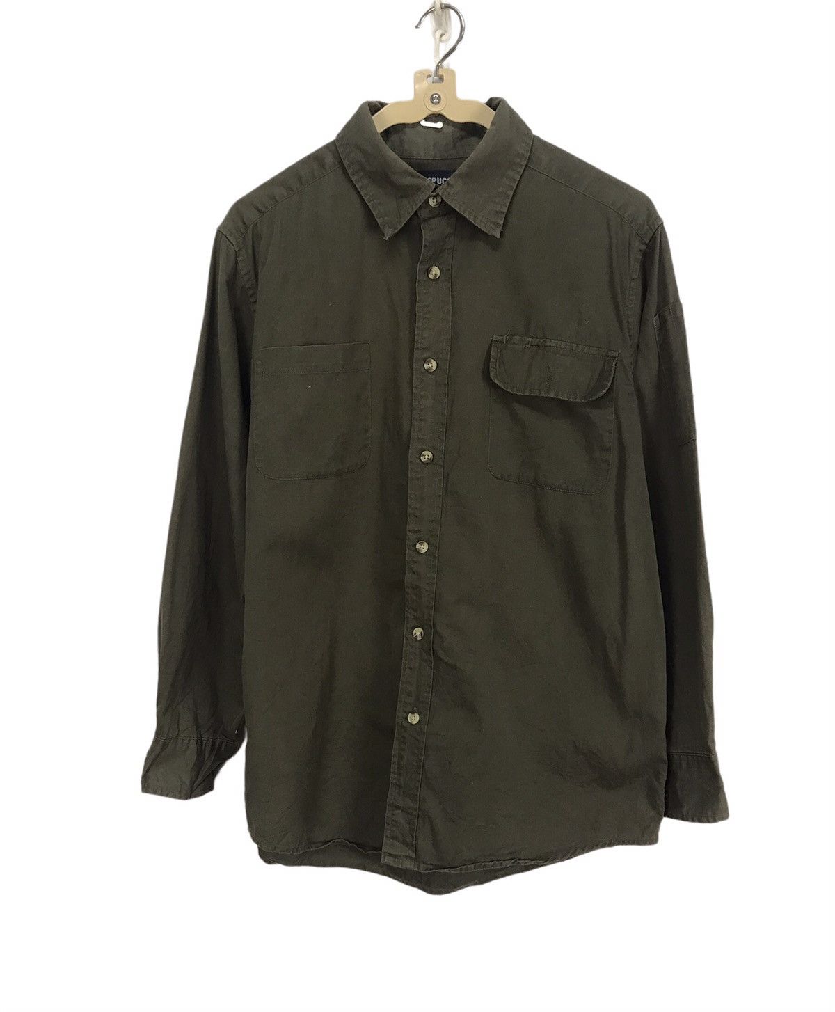 Flannel × Japanese Brand Nepuca button up flannel shirt like military shirt Size US M / EU 48-50 / 2 - 1 Thumbnail