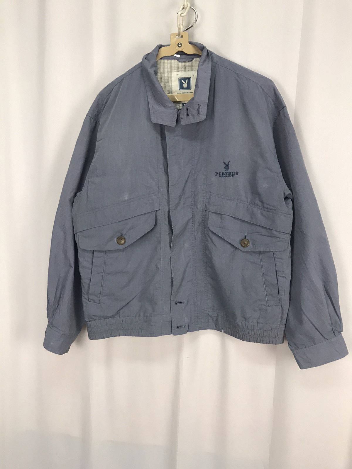Playboy × Vintage Playboy sport distressed bombers zipper jacket Size US M / EU 48-50 / 2 - 10 Thumbnail
