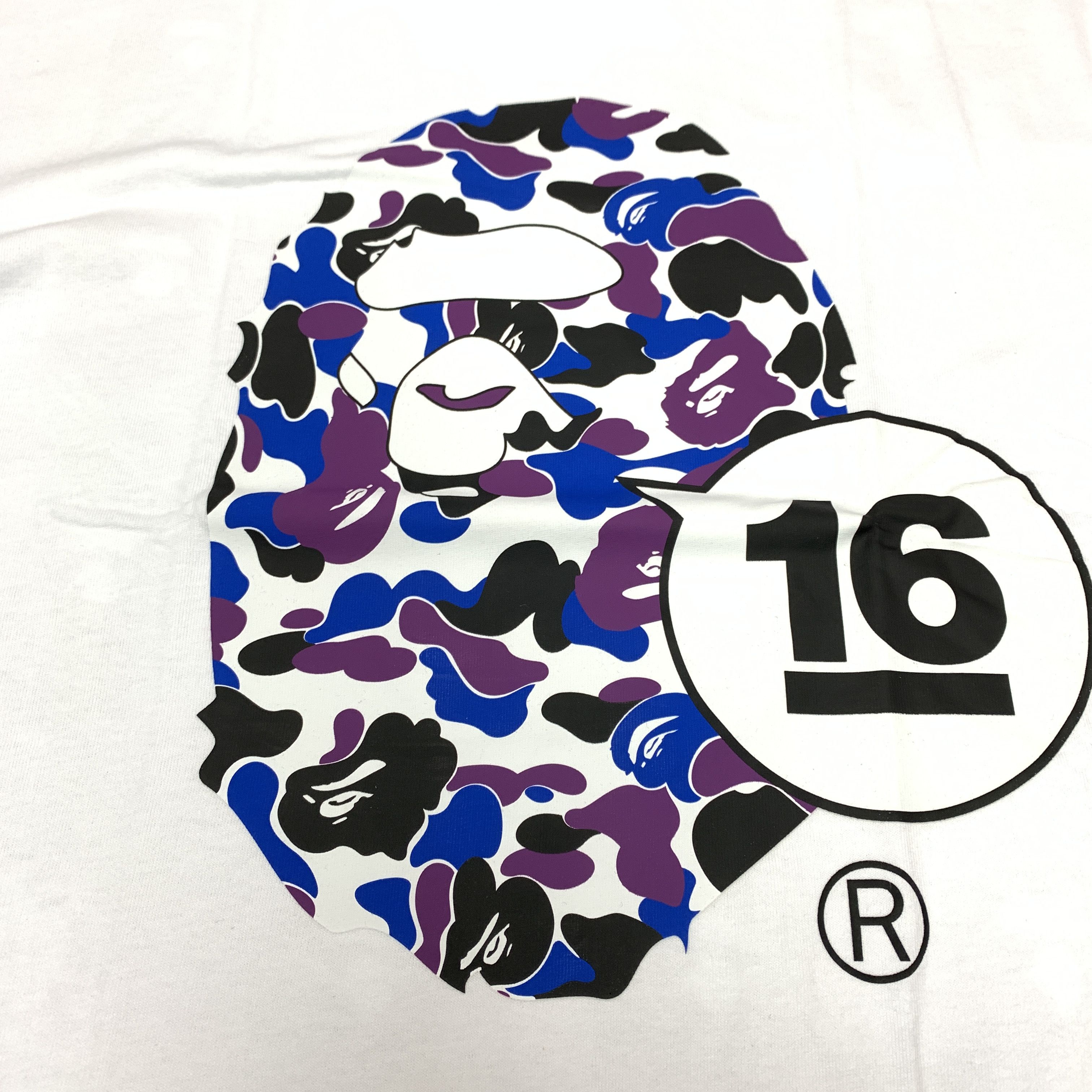 Bape Bape Hong Kong 16th Anniversary HK Camo Ape Head Tee Size US M / EU 48-50 / 2 - 7 Thumbnail