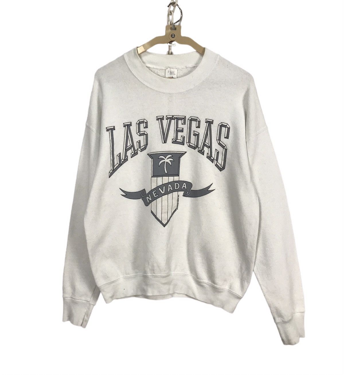 Fruit Of The Loom × Vintage 1993 vintage Las Vegas navada printed sweatshirt by FOTL Size US M / EU 48-50 / 2 - 1 Thumbnail