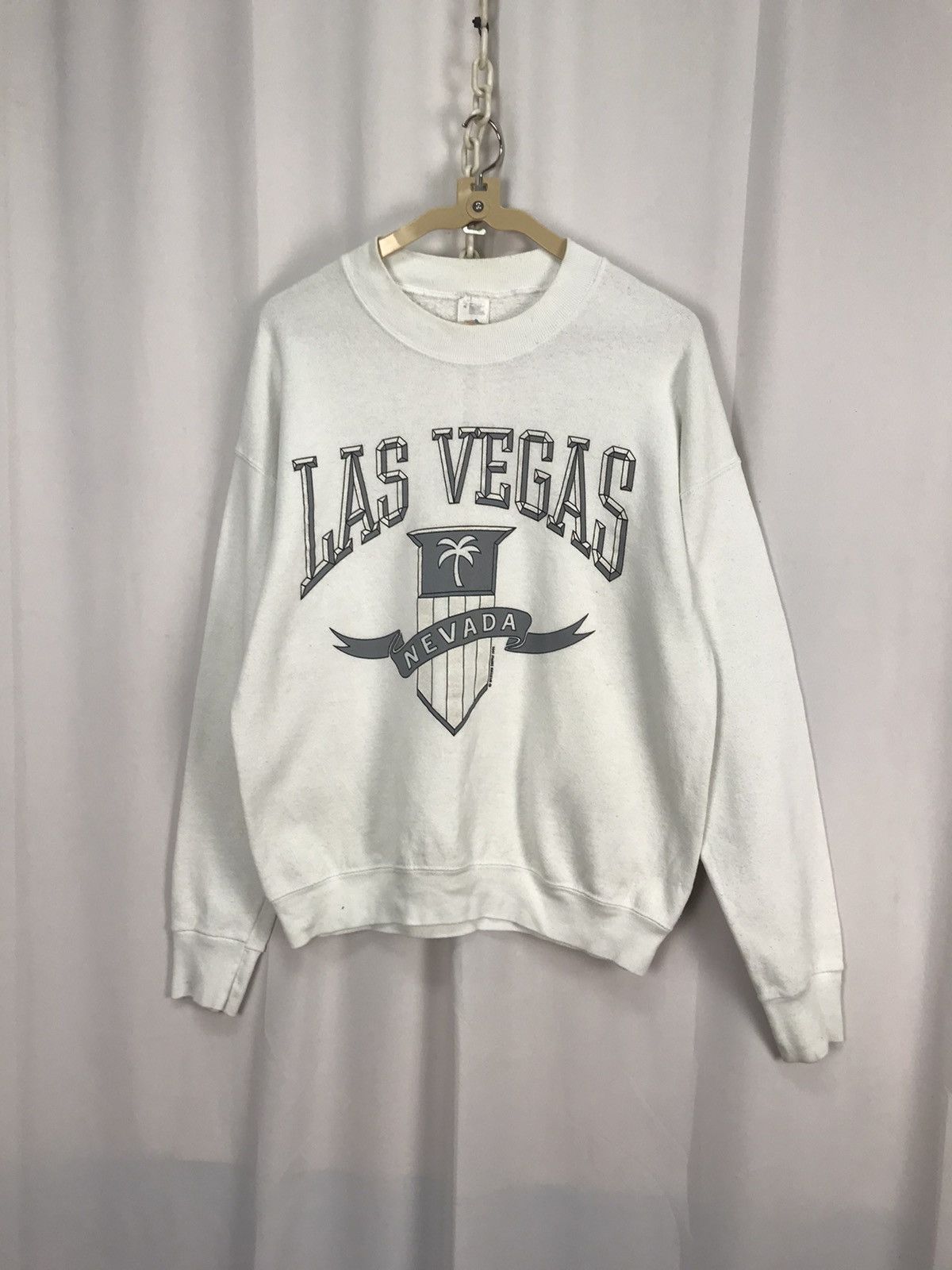 Fruit Of The Loom × Vintage 1993 vintage Las Vegas navada printed sweatshirt by FOTL Size US M / EU 48-50 / 2 - 6 Thumbnail
