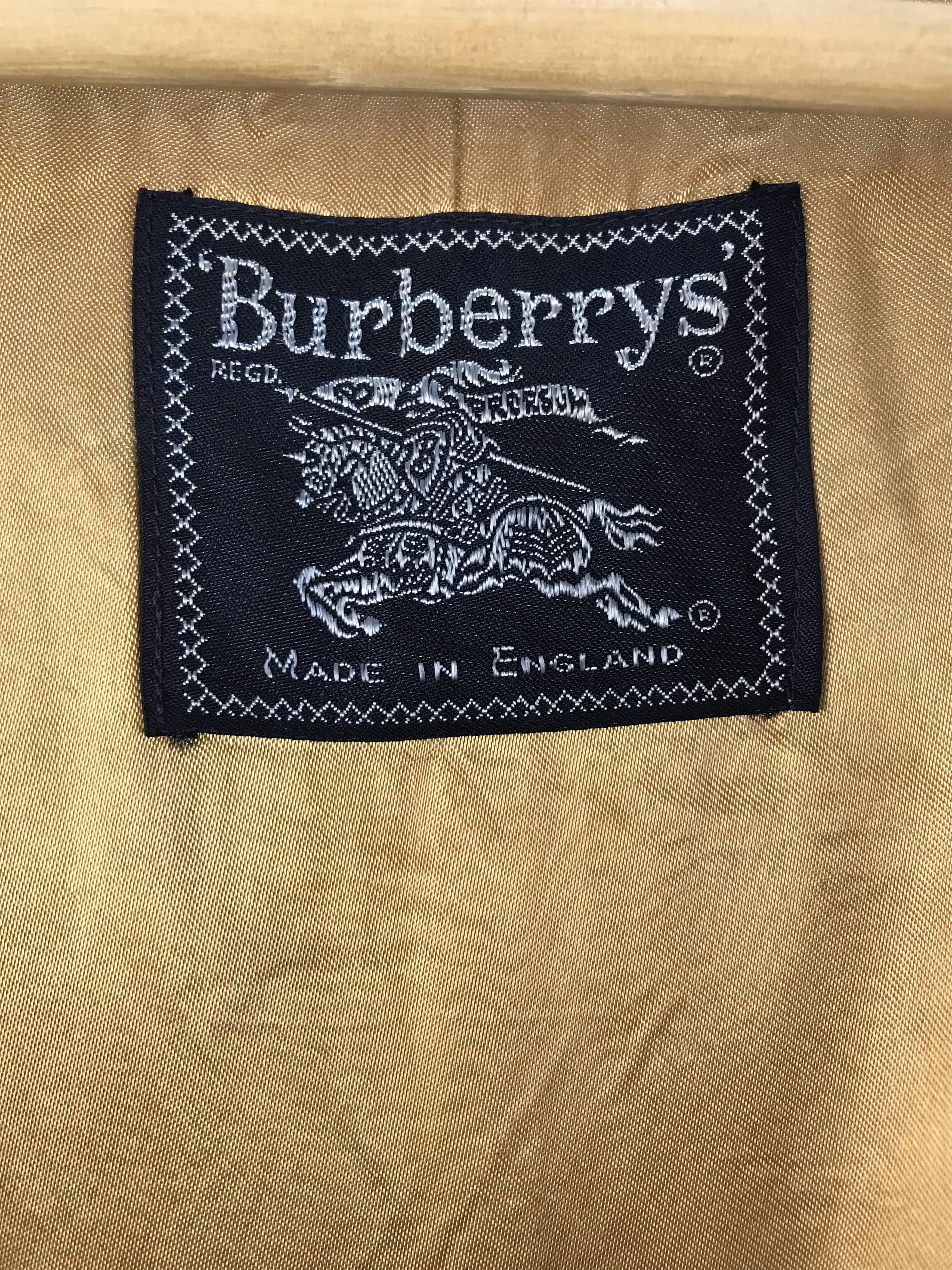 Burberry Vintage Burberrys Trench Coat Jacket Size US M / EU 48-50 / 2 - 10 Thumbnail