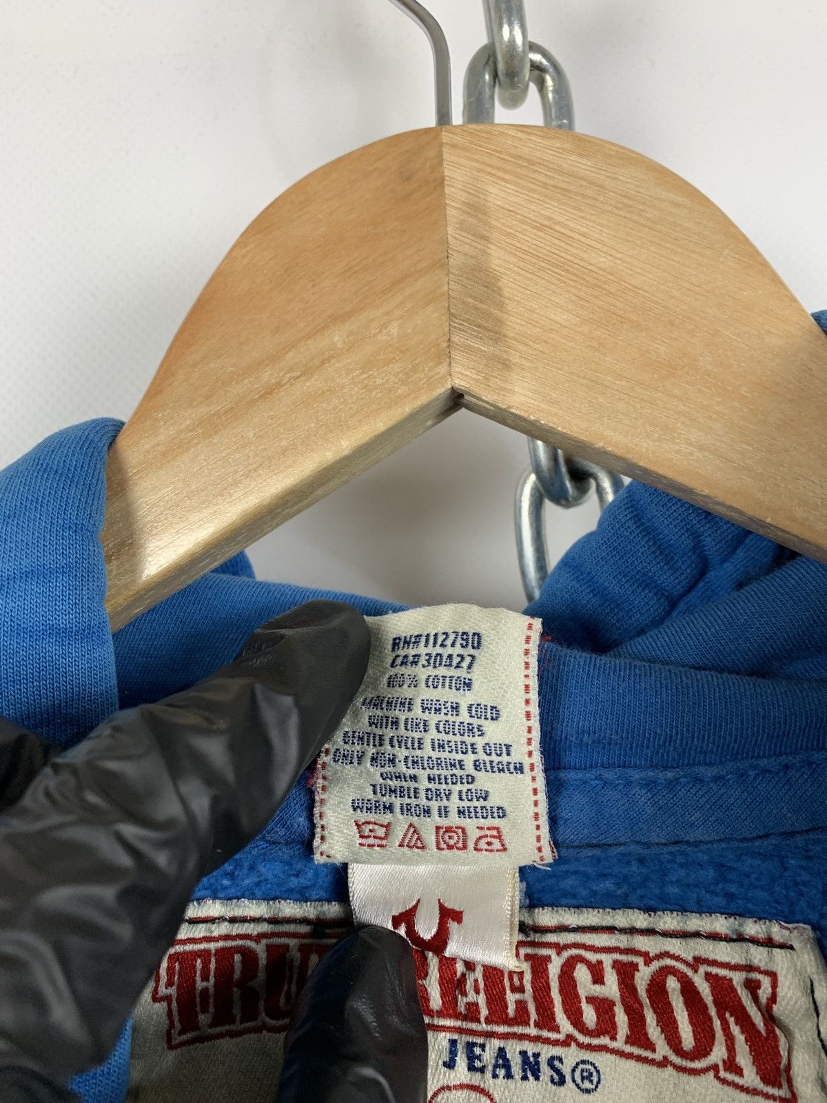 True Religion Vintage True Religion Faded Blue Zip Hoodie Size US M / EU 48-50 / 2 - 23 Thumbnail