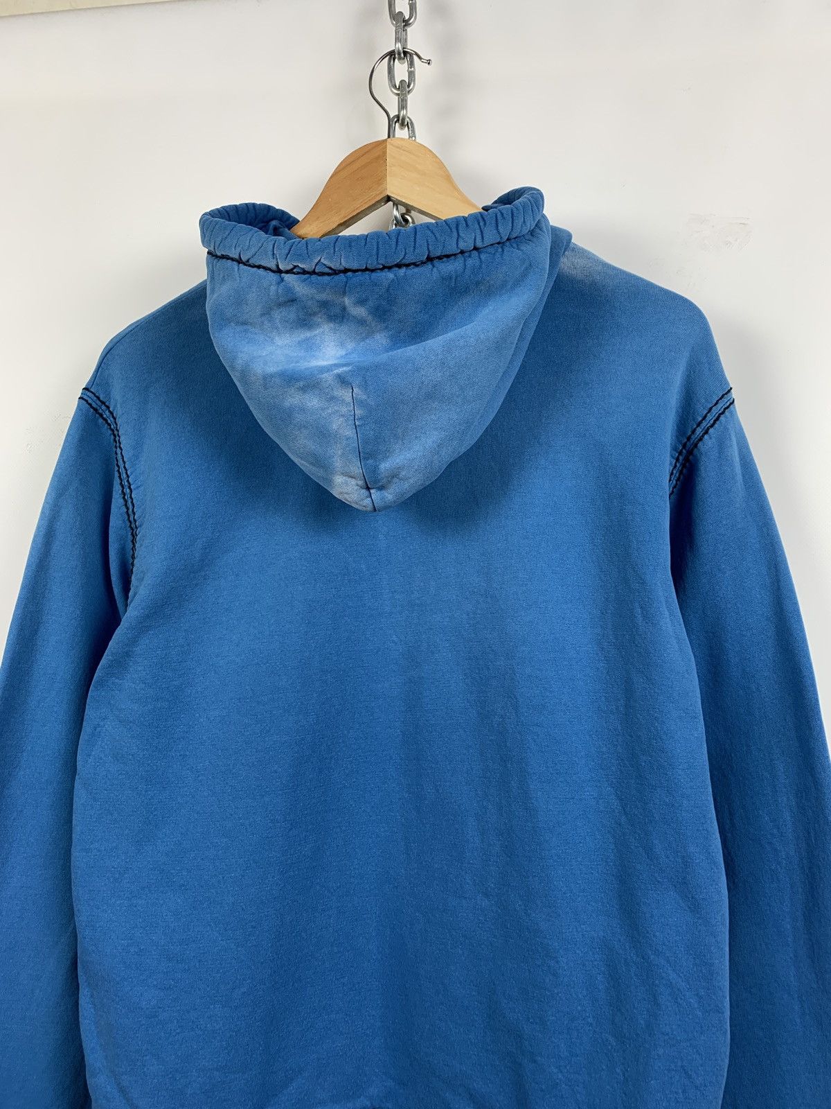 True Religion Vintage True Religion Faded Blue Zip Hoodie Size US M / EU 48-50 / 2 - 11 Thumbnail