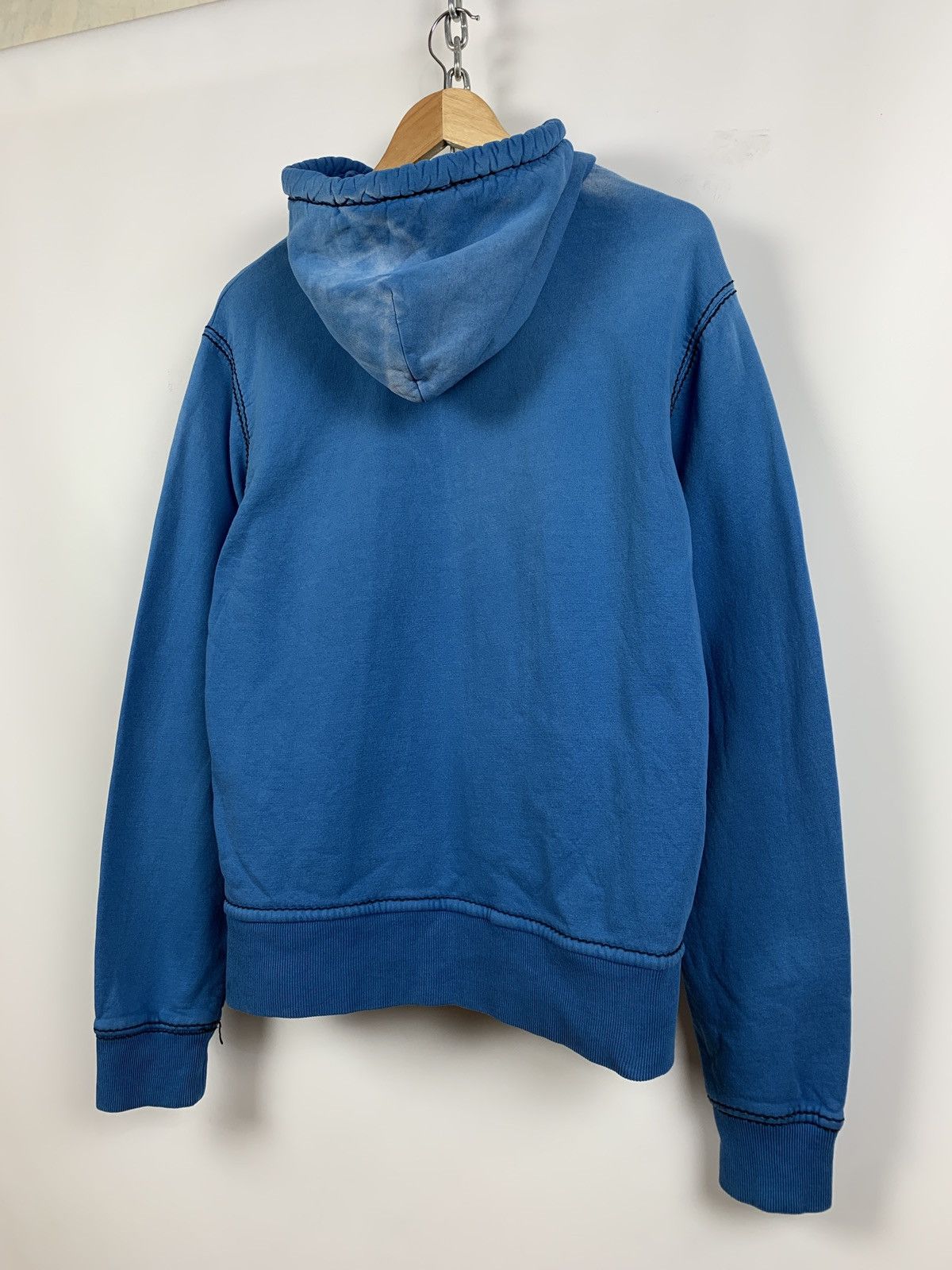 True Religion Vintage True Religion Faded Blue Zip Hoodie Size US M / EU 48-50 / 2 - 12 Thumbnail
