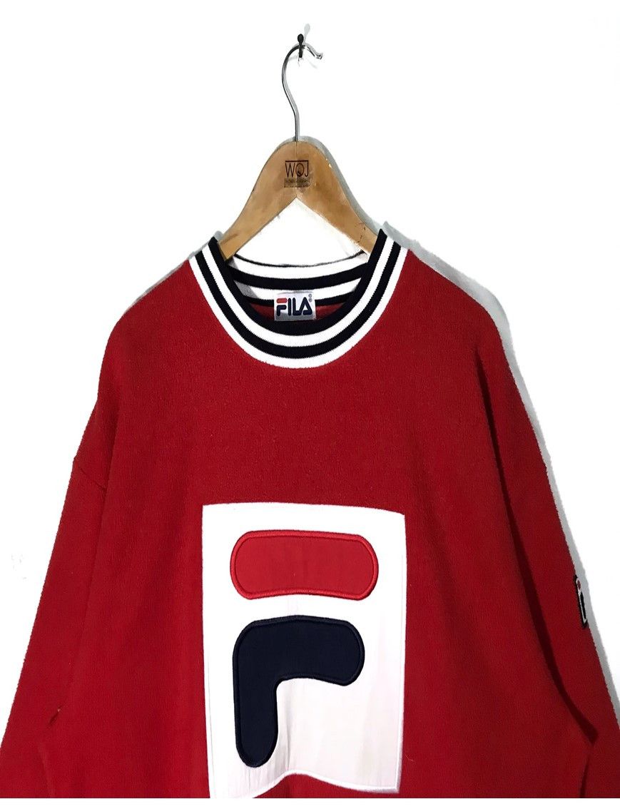 Fila Vintage Fila Embroidery Logo Fleece Sweatshirt Size US L / EU 52-54 / 3 - 6 Thumbnail