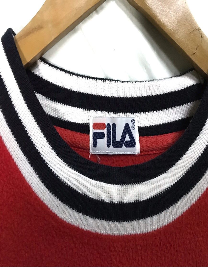 Fila Vintage Fila Embroidery Logo Fleece Sweatshirt Size US L / EU 52-54 / 3 - 3 Thumbnail