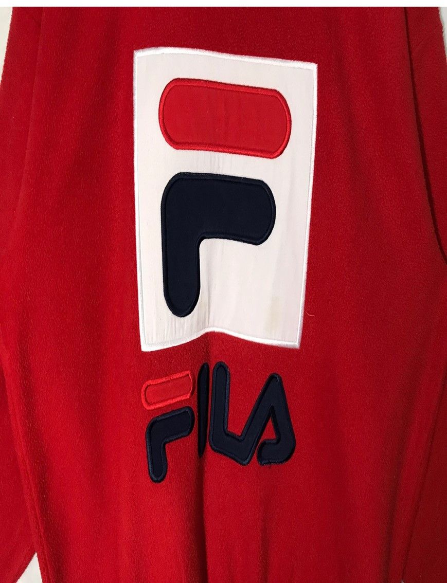 Fila Vintage Fila Embroidery Logo Fleece Sweatshirt Size US L / EU 52-54 / 3 - 4 Thumbnail
