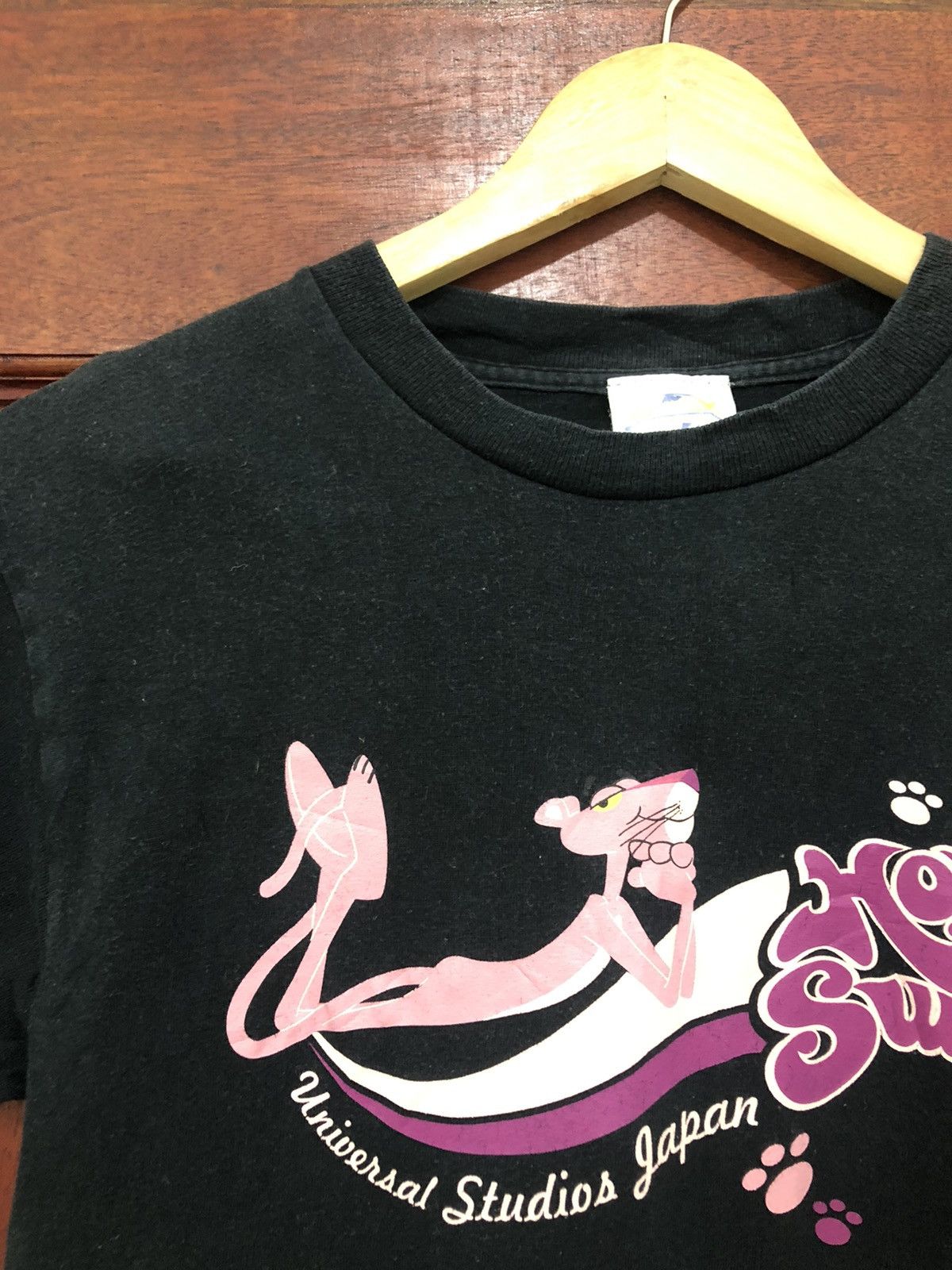 Japanese Brand × Universal Studios Vintage Pink Panther Hot Sweet Japan Made TShirt Size US S / EU 44-46 / 1 - 4 Thumbnail