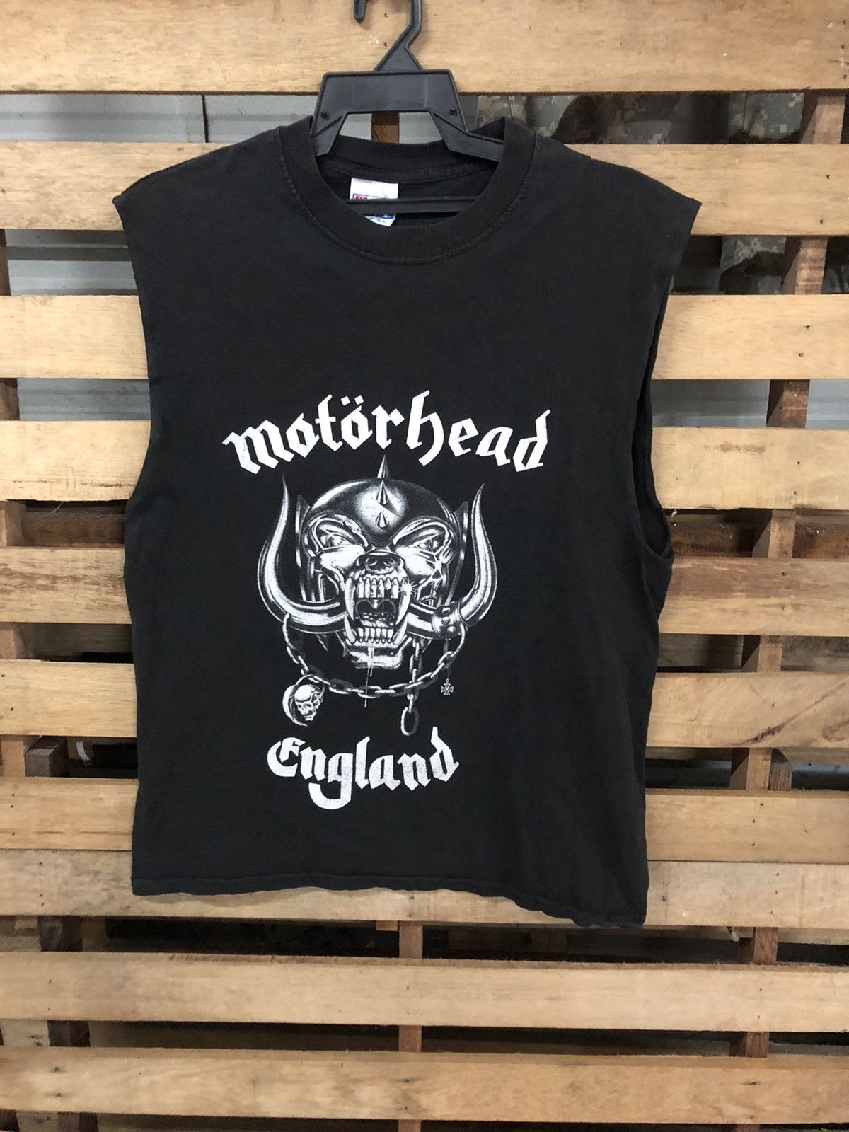 Band Tees Motörhead England Skull Sleeveless Size US M / EU 48-50 / 2 - 1 Thumbnail