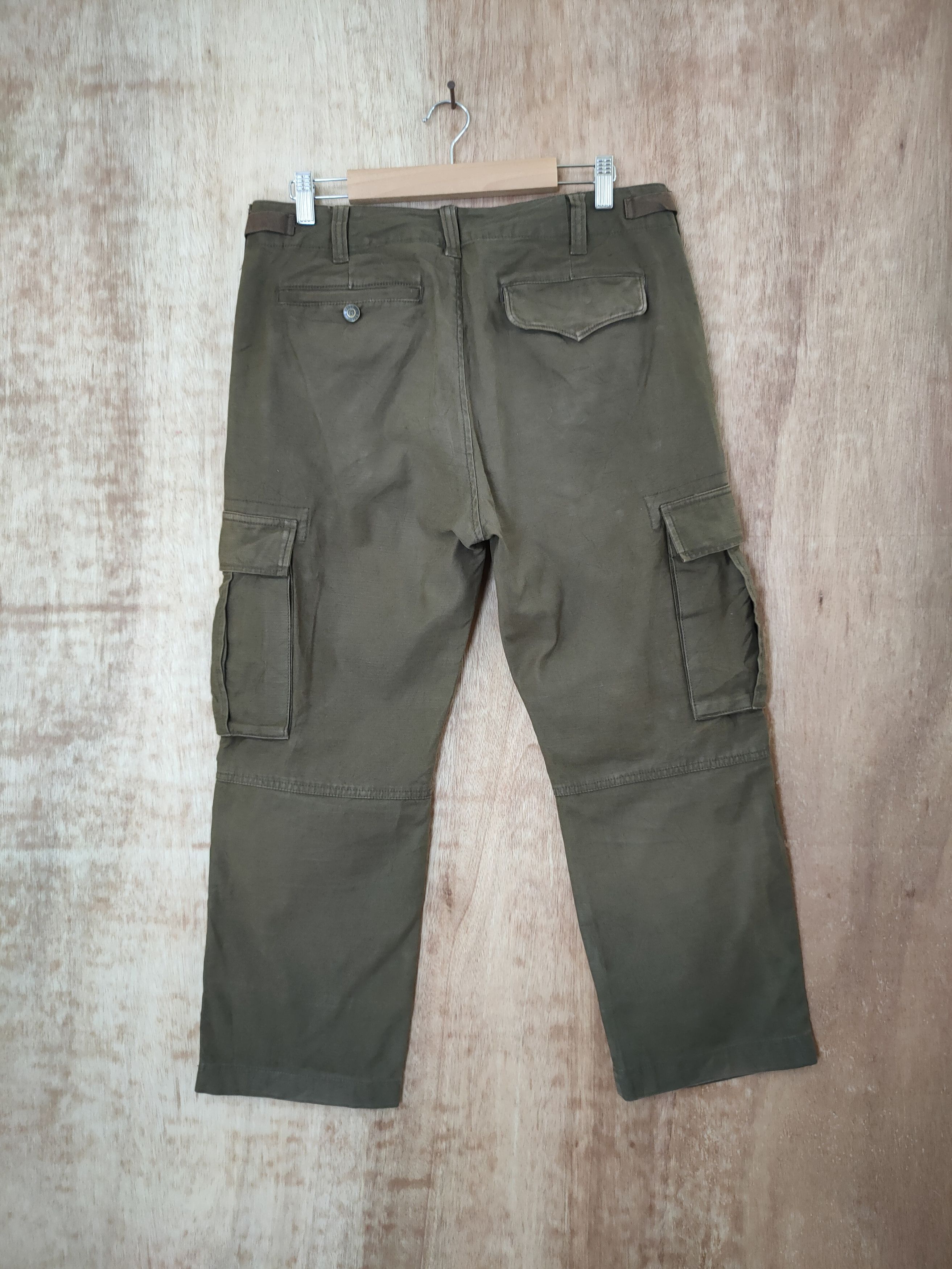 Japanese Brand DL RageBlue japan thick multi pocket cargo pants #46-401 Size US 31 - 6 Thumbnail