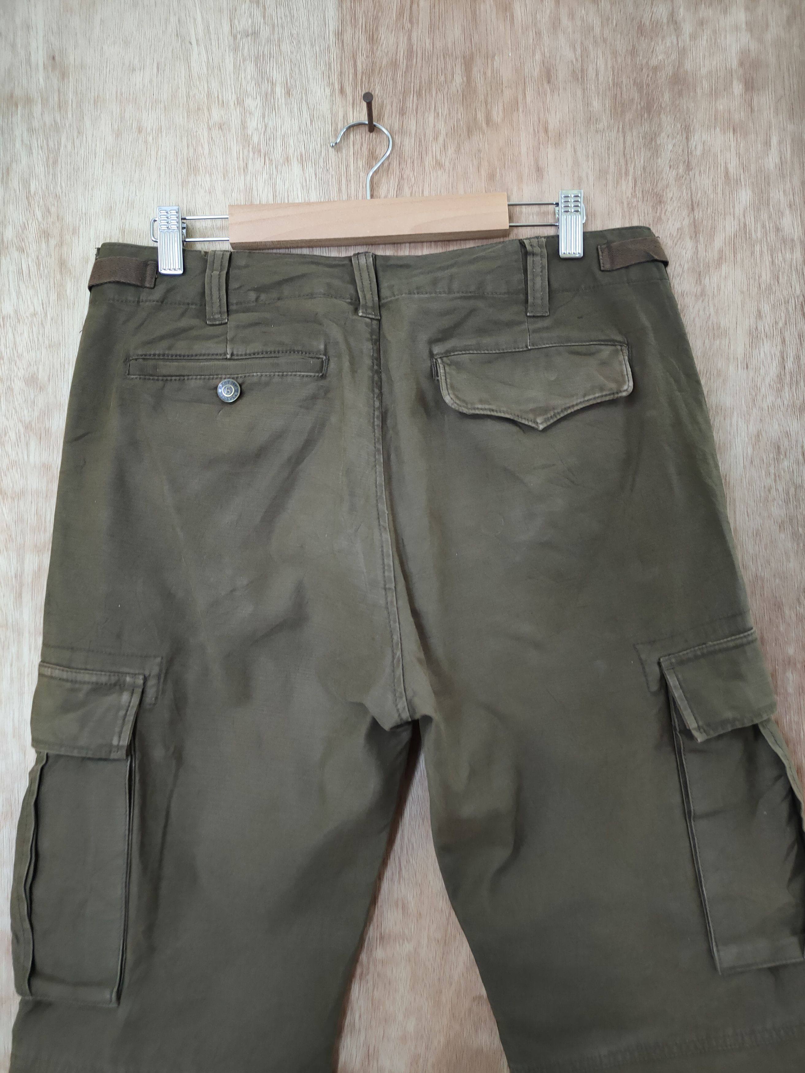 Japanese Brand DL RageBlue japan thick multi pocket cargo pants #46-401 Size US 31 - 8 Thumbnail