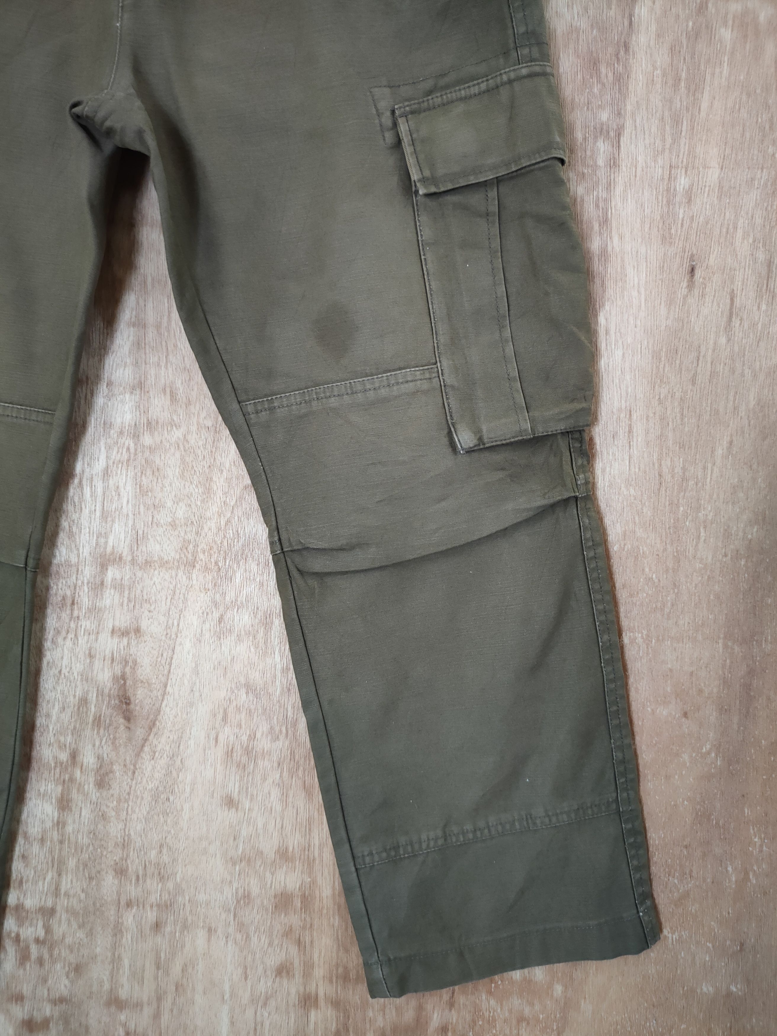 Japanese Brand DL RageBlue japan thick multi pocket cargo pants #46-401 Size US 31 - 2 Thumbnail