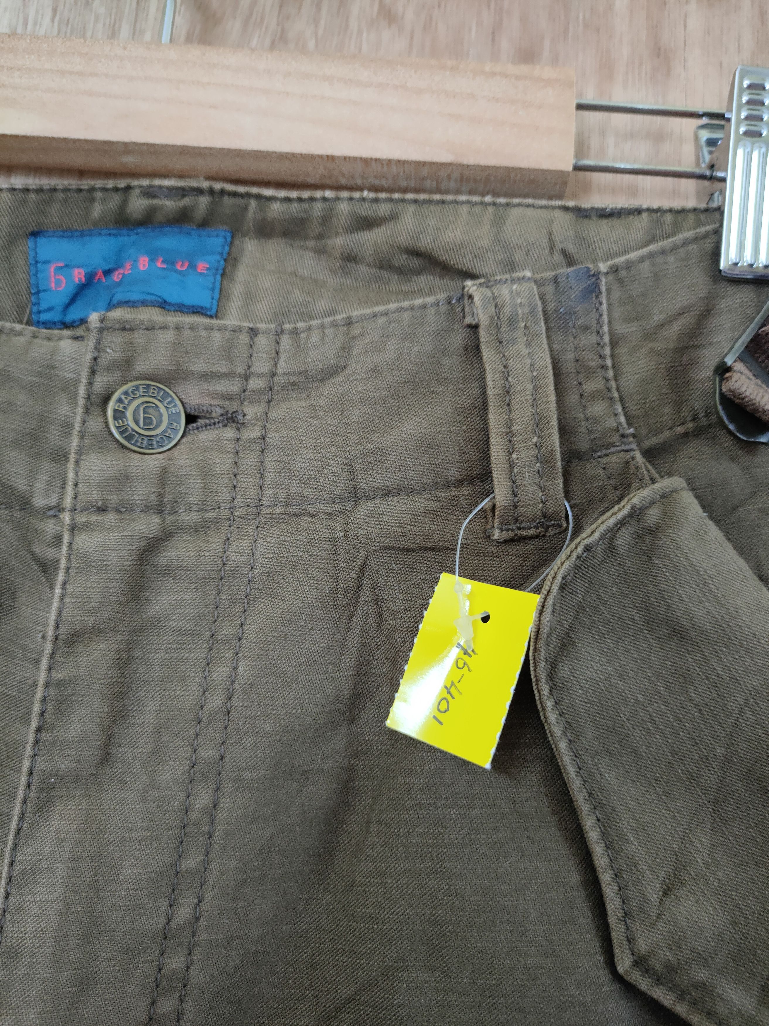 Japanese Brand DL RageBlue japan thick multi pocket cargo pants #46-401 Size US 31 - 5 Thumbnail
