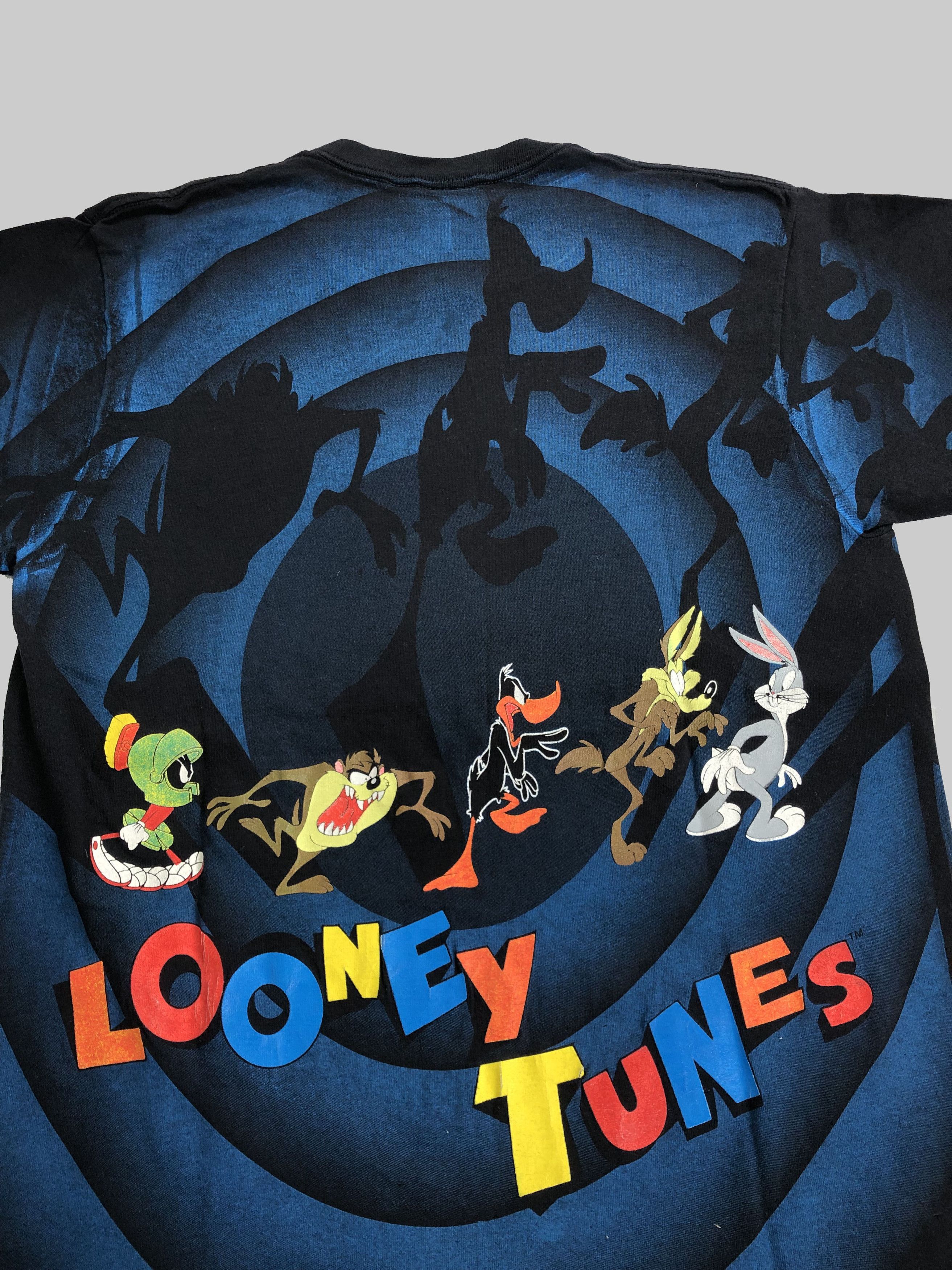 Cartoon Network Vintage 1992 Looney Tunes Taz Marvin Duffy Duck Coyote Bugs Size US L / EU 52-54 / 3 - 9 Thumbnail