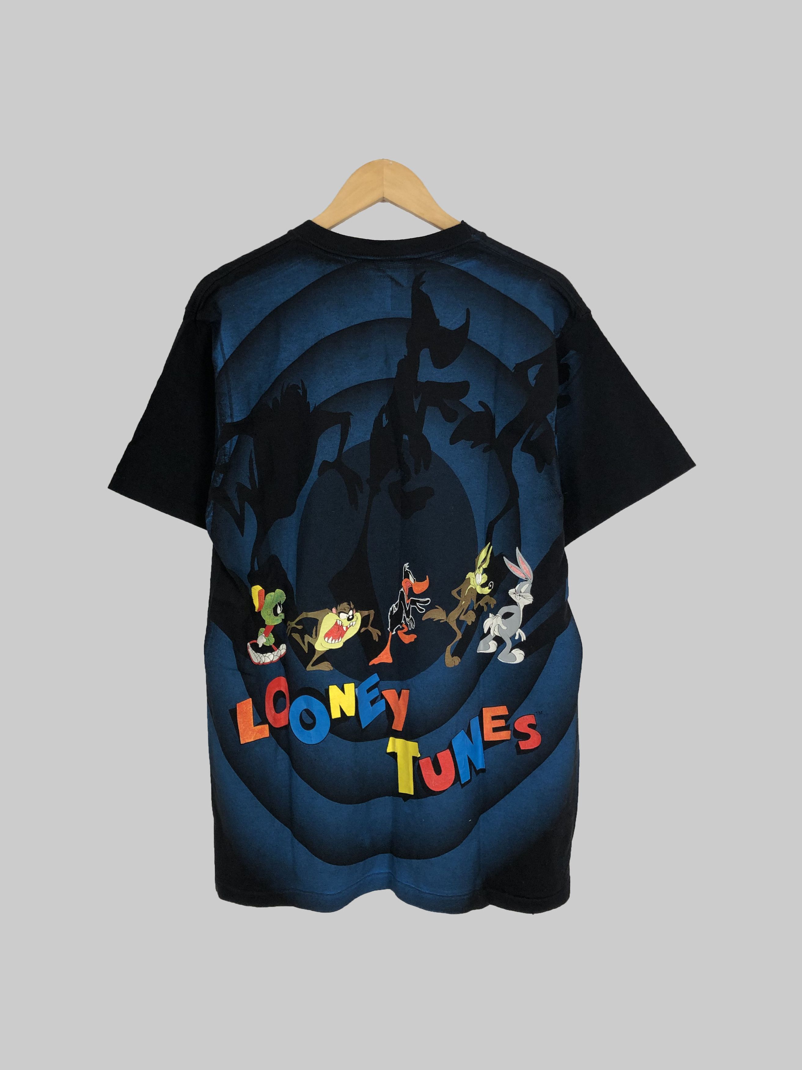 Cartoon Network Vintage 1992 Looney Tunes Taz Marvin Duffy Duck Coyote Bugs Size US L / EU 52-54 / 3 - 2 Thumbnail